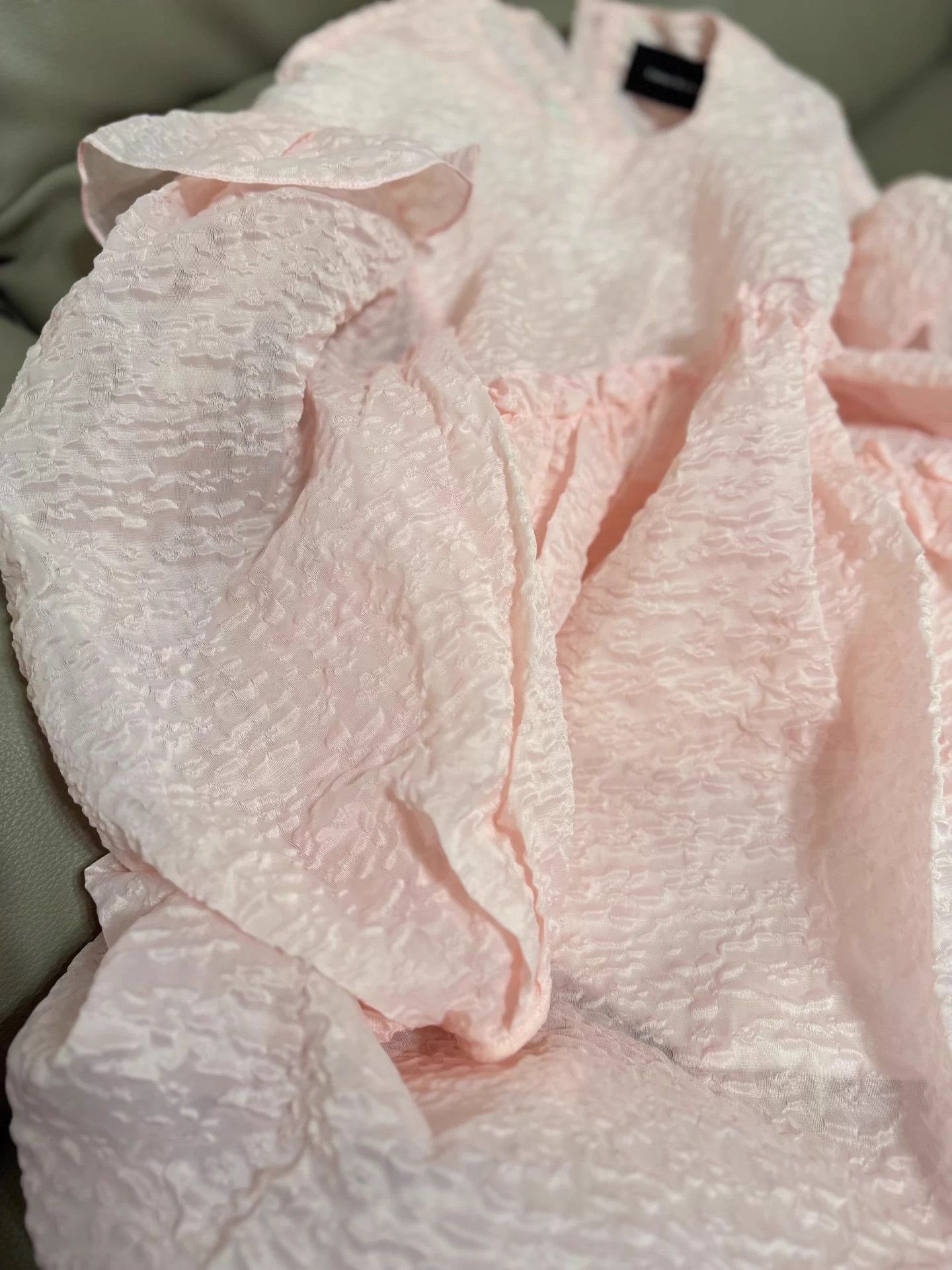 Simone Rocha Simone Rocha Sakura Pink Puff Sleeve M/L Oversized Dress Size XS / US 0-2 / IT 36-38 - 6 Thumbnail
