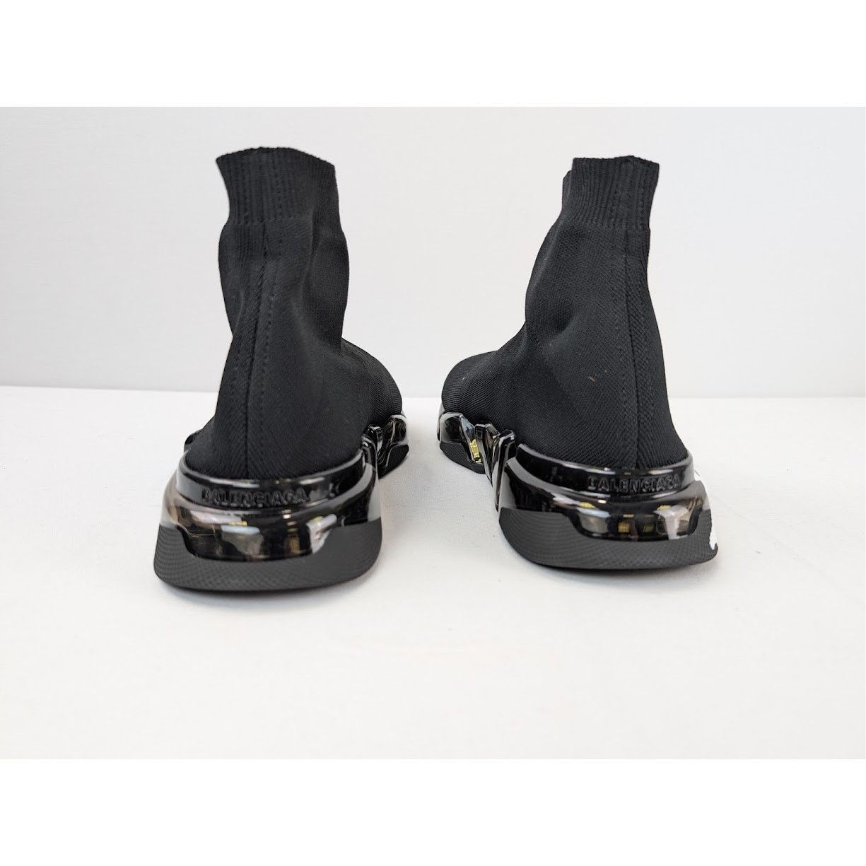 Balenciaga o1rshd1 Recycled Speed 2.0 Sneakers in Black/White Size US 12 / EU 45 - 11 Thumbnail