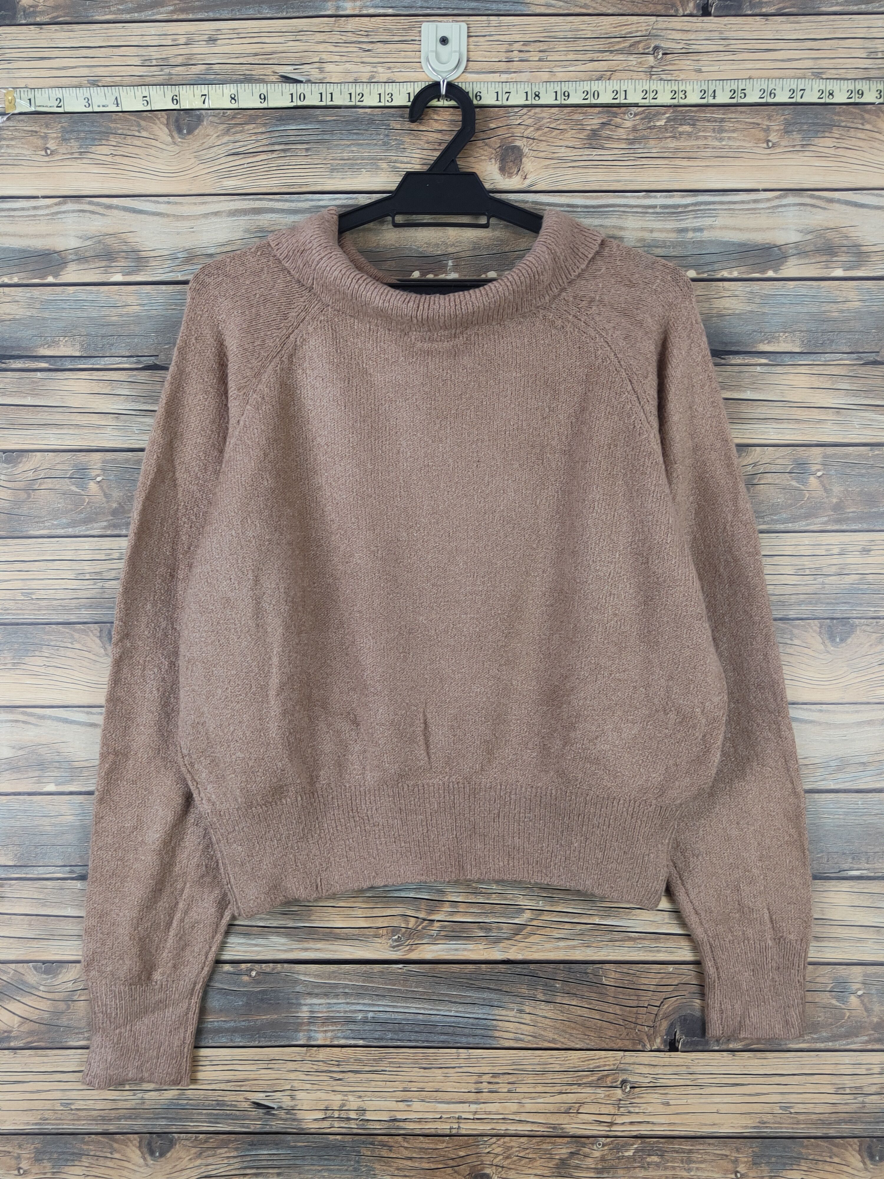 Homespun Knitwear × Japanese Brand × Vintage Earth Music & Ecology Brown Knitwear Crop Tops #W1139 Size M / US 6-8 / IT 42-44 - 7 Thumbnail