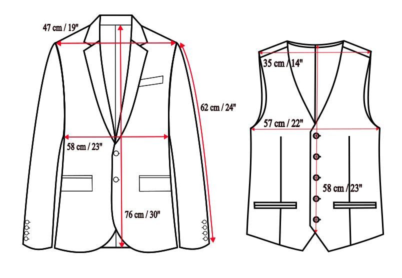 Suitsupply Lazio Wool Formal Blazer Waistcoat Suit EU:27; UK/US:44S Size 44S - 11 Thumbnail