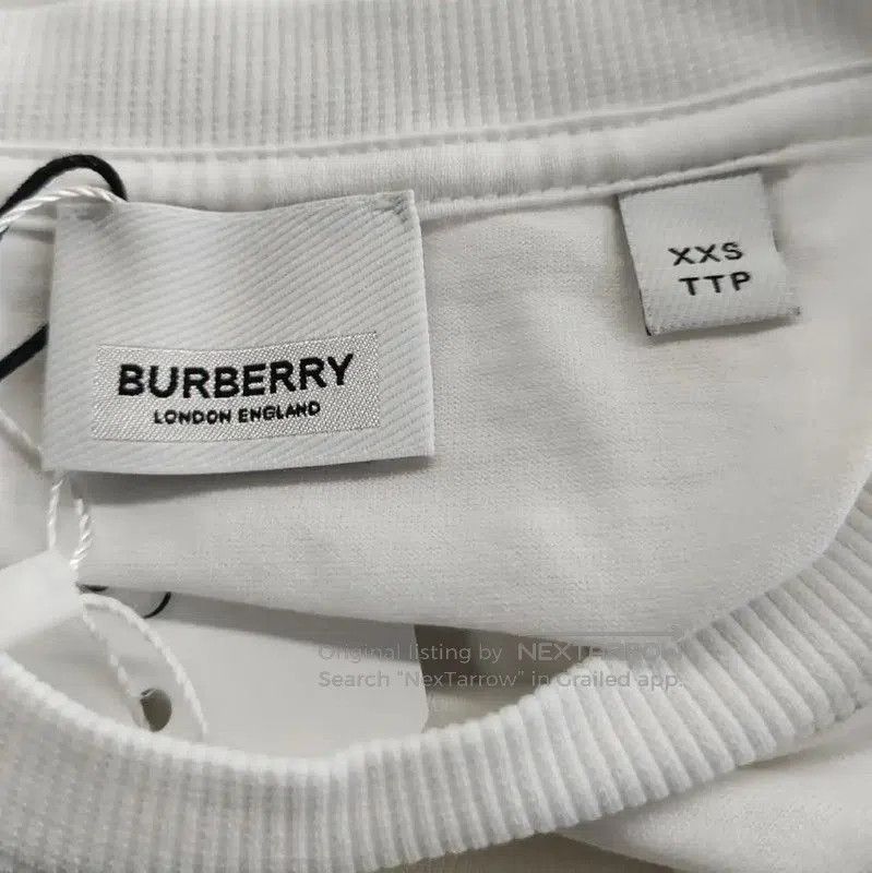 Burberry Burberry Summer White Cotton T-Shirt. Size XXS / US 00 / IT 34 - 3 Thumbnail