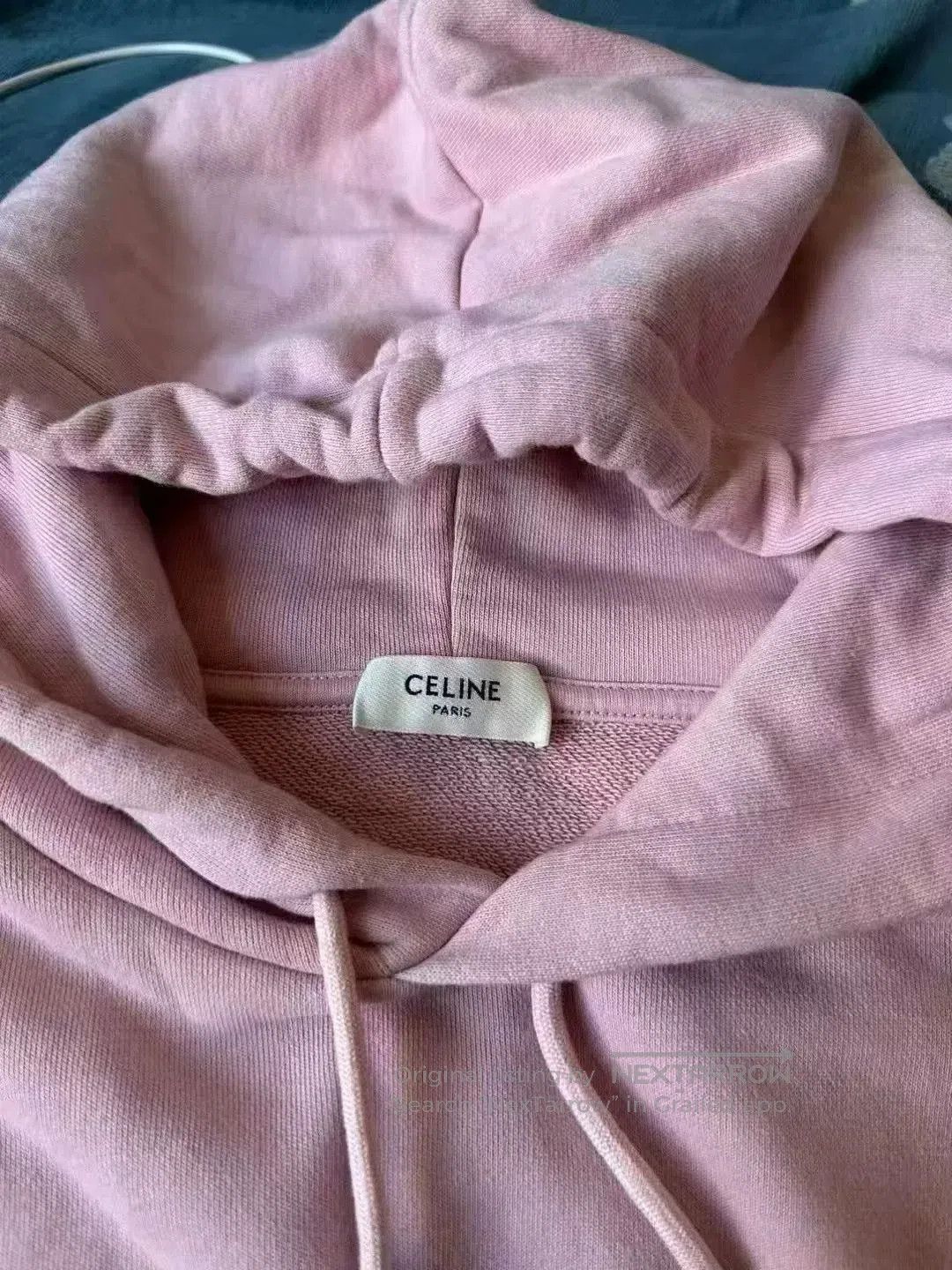 Japanese Brand Celine Pink Logo Hoodie. Size S / US 4 / IT 40 - 2 Thumbnail