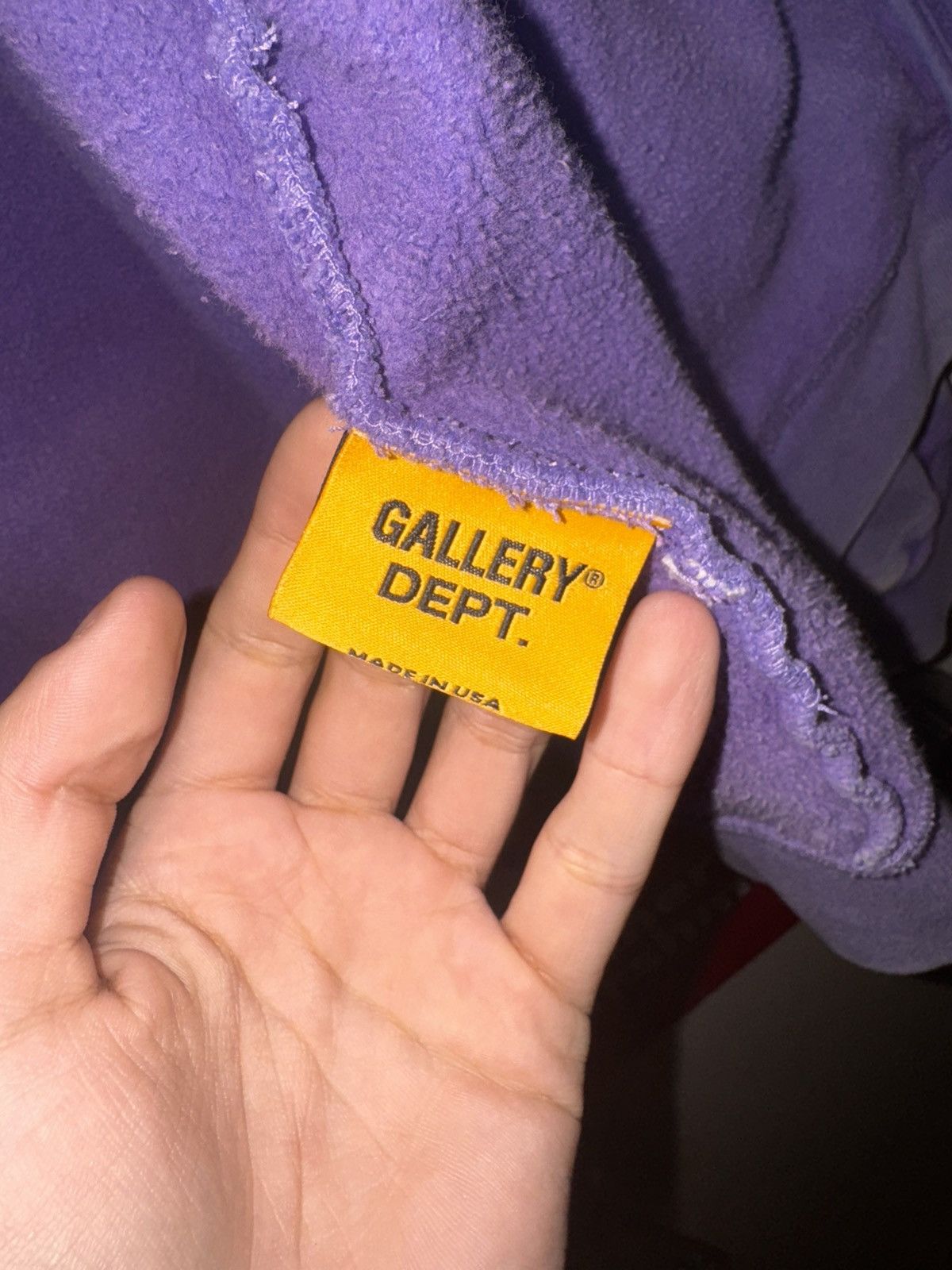 Gallery Dept. Purple and red zip up Size US M / EU 48-50 / 2 - 3 Thumbnail