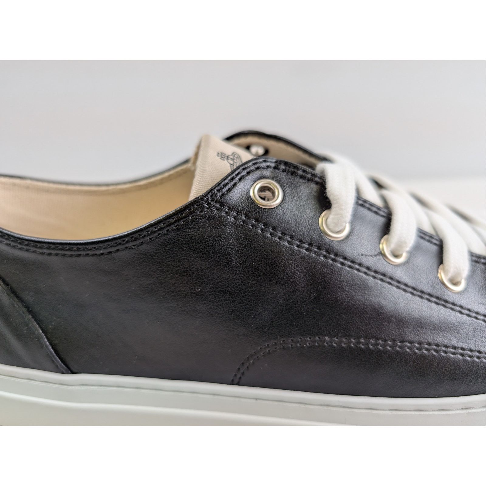 Vivienne Westwood o1rshd1 Plimsoll High Top Eco Leather Sneakers in Black Size US 10 / EU 43 - 5 Thumbnail