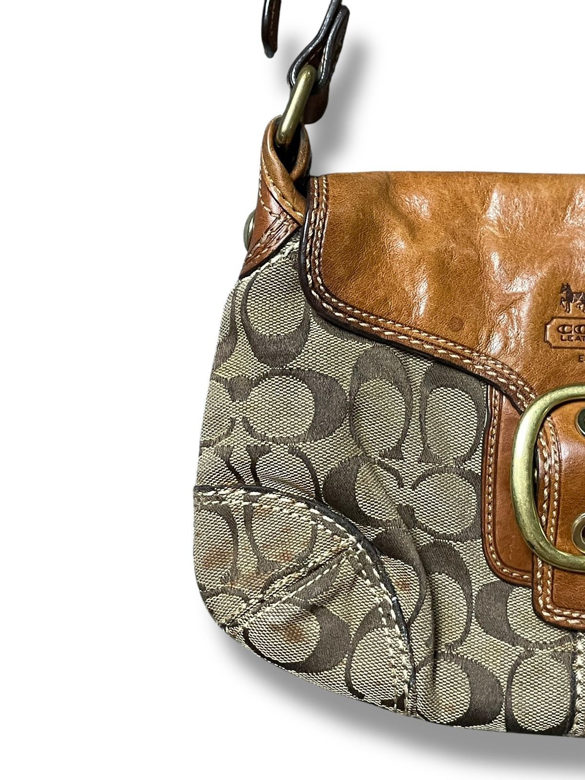 Coach Vintage Coach Signature Bleeker Shoulder Bag (46) Size ONE SIZE - 8 Thumbnail