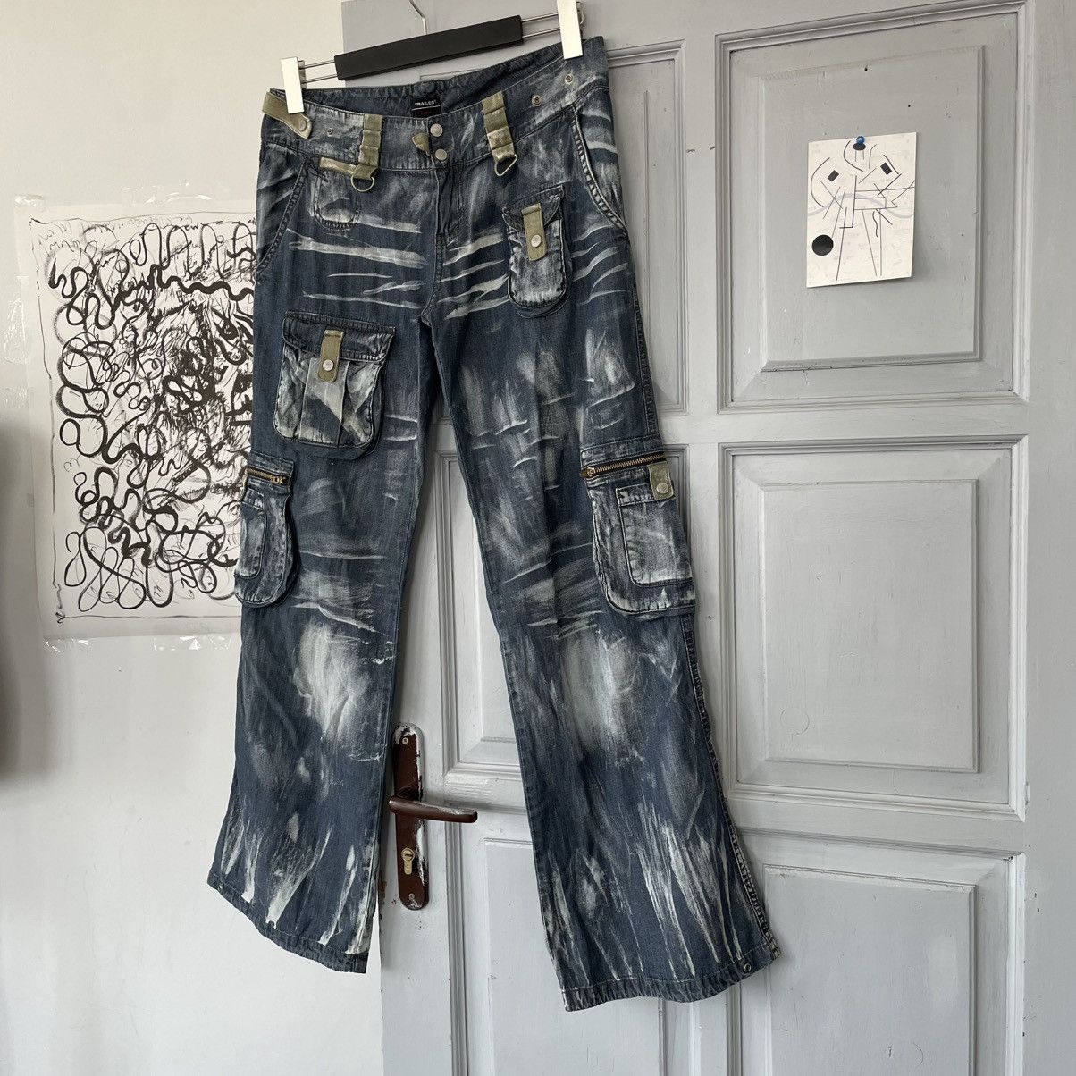 Japanese Brand × Vintage Other🇯🇵Vintage Designers Avantgarde Pants Y2K Size US 40 / EU 56 - 3 Thumbnail