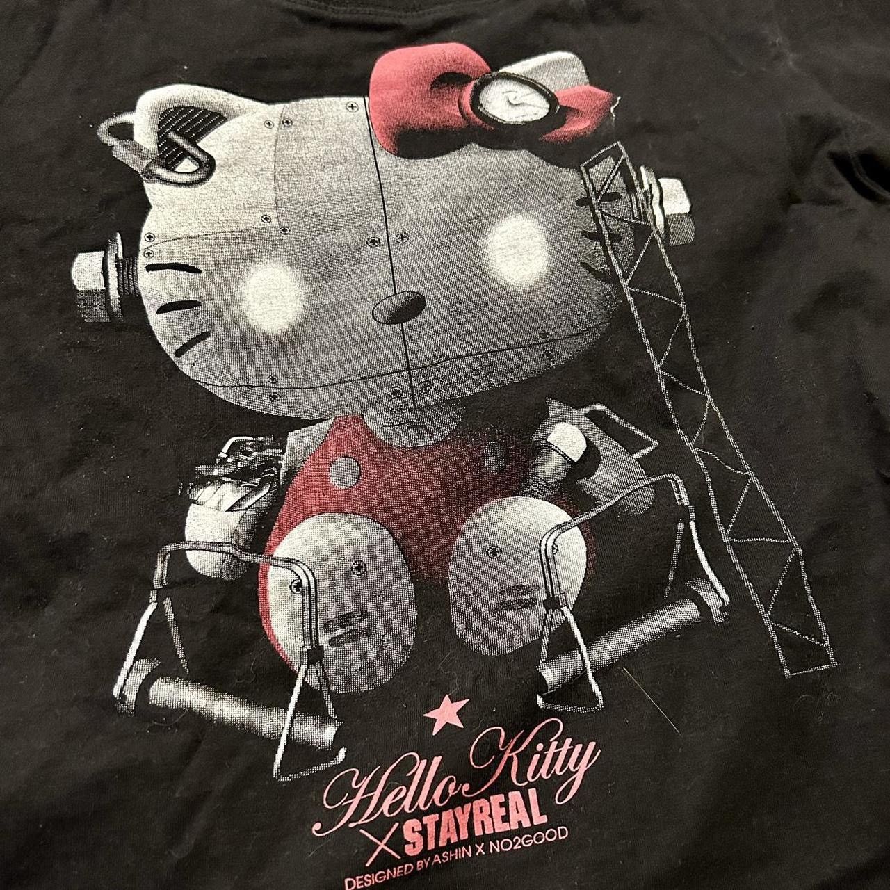 Japanese Brand × Vintage Stay Real x HELLO KITTY Sanrio T-Shirt Size M / US 6-8 / IT 42-44 - 3 Thumbnail