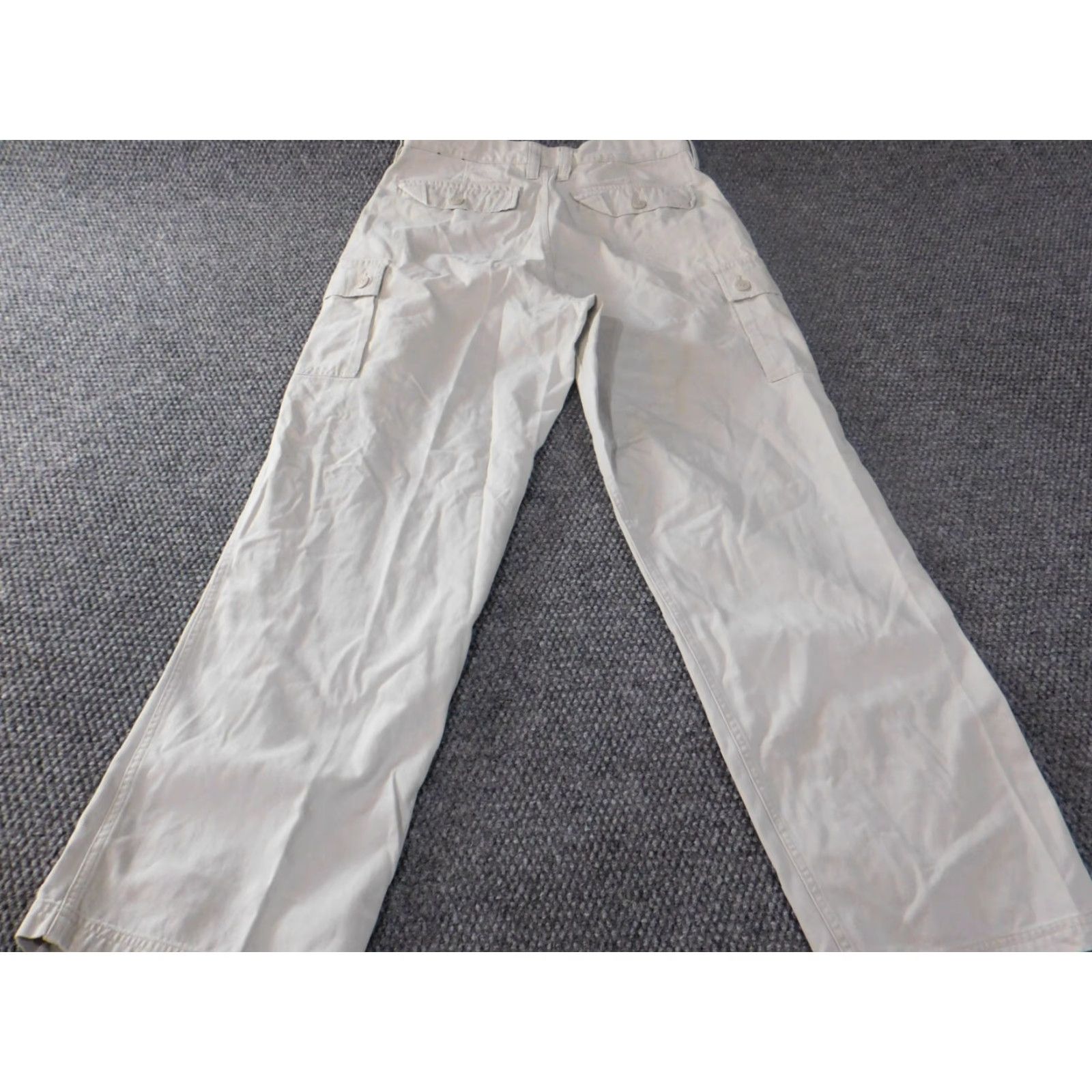 Izod IZOD Pants 32x29 Beige Straight Chino Casual Men's Regular 32in Inseam American Pattern Solid Front Flat Front Button Pockets Vintage No Size US 32 / EU 48 - 7 Thumbnail