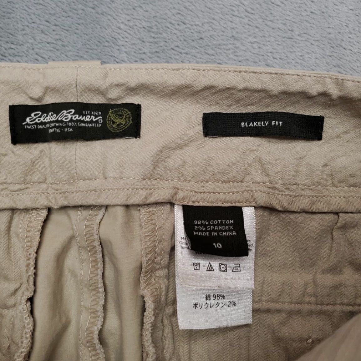 Eddie Bauer VINTAGE Eddie Bauer Pants Womens 10 Beige Blakely Fit Wide Leg Slight Stretch Casual Size 32" / US 10 / IT 46 - 4 Thumbnail