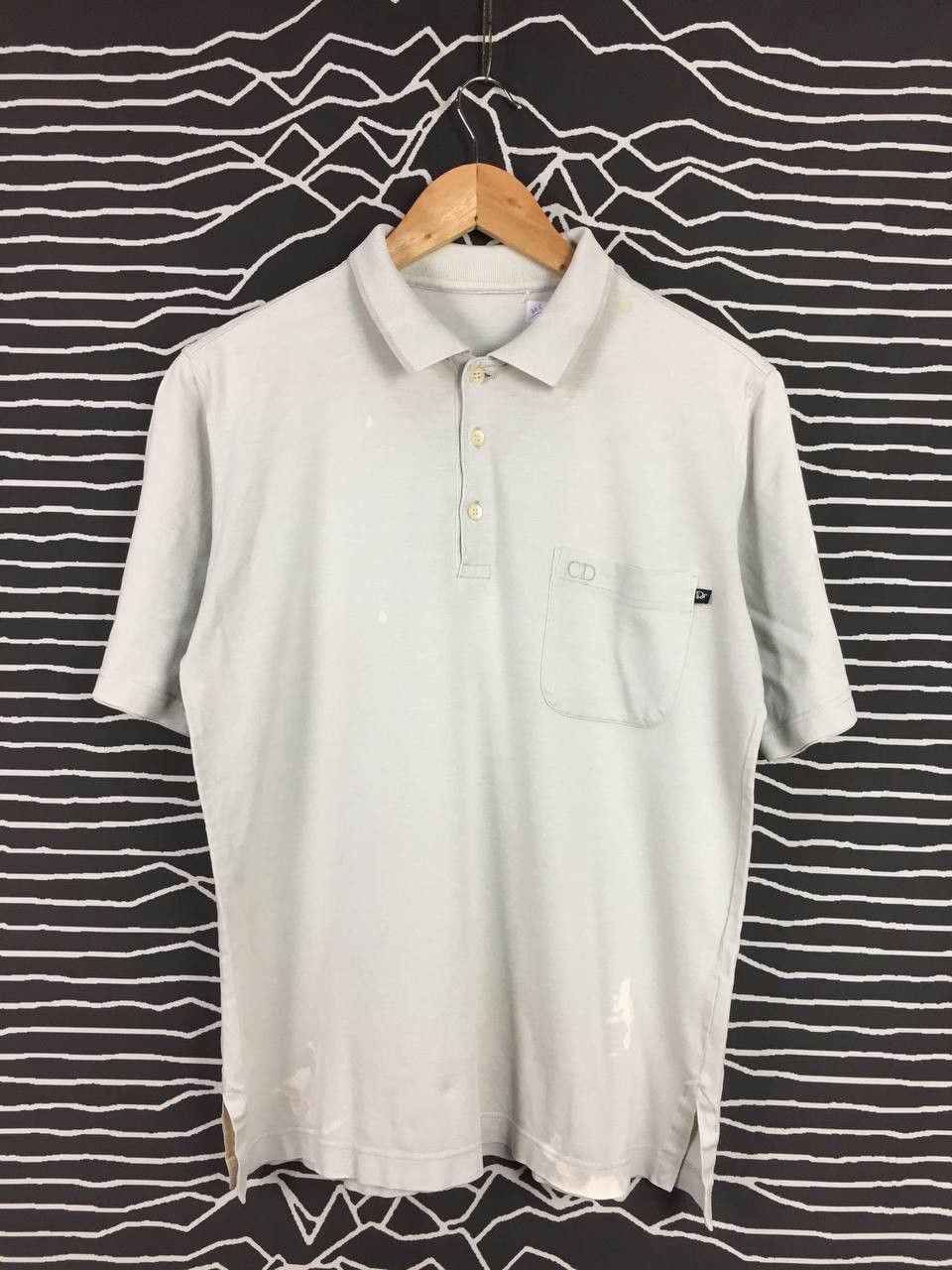 Christian Dior Monsieur Vtg 90s Christian Dior Essential Pocket Polo Tee Size US M / EU 48-50 / 2 - 3 Thumbnail