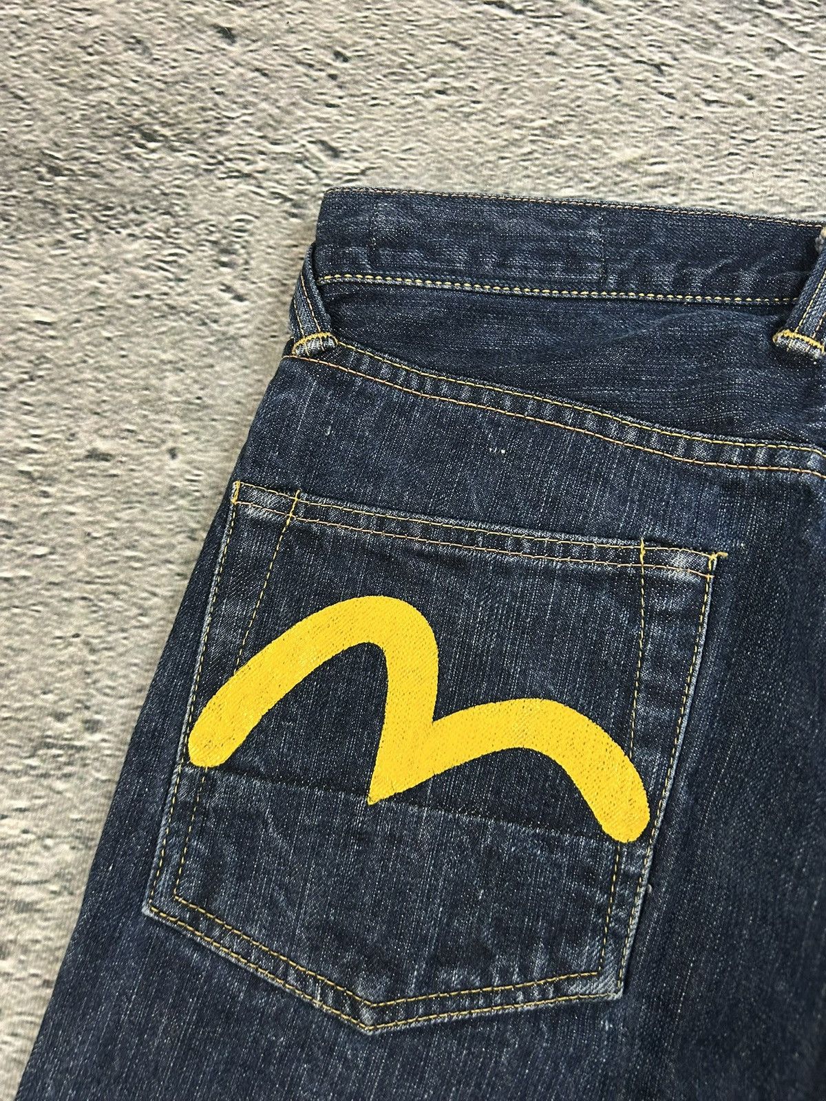 Evisu Evisu Yamane jeans smiley face Japanese vintage seagull Size 28" / US 6 / IT 42 - 3 Thumbnail