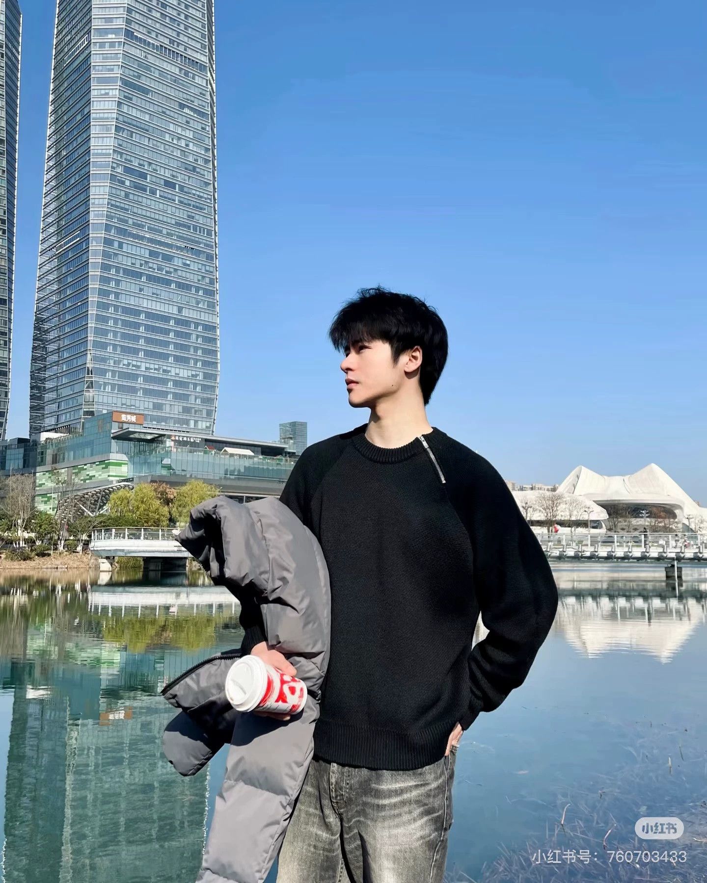 Dior black irregular zip hoodie from Dior Size US S / EU 44-46 / 1 - 9 Thumbnail