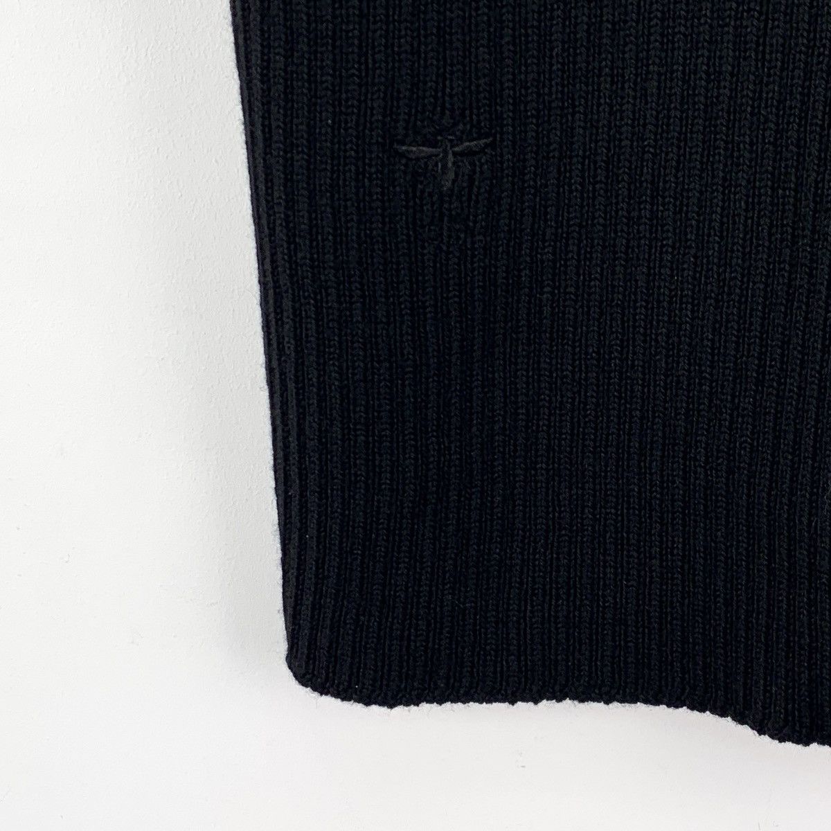 Dior Dior 23 Style Black Wool Sleeveless Knit Vest K26WX Size M / US 6-8 / IT 42-44 - 4 Thumbnail
