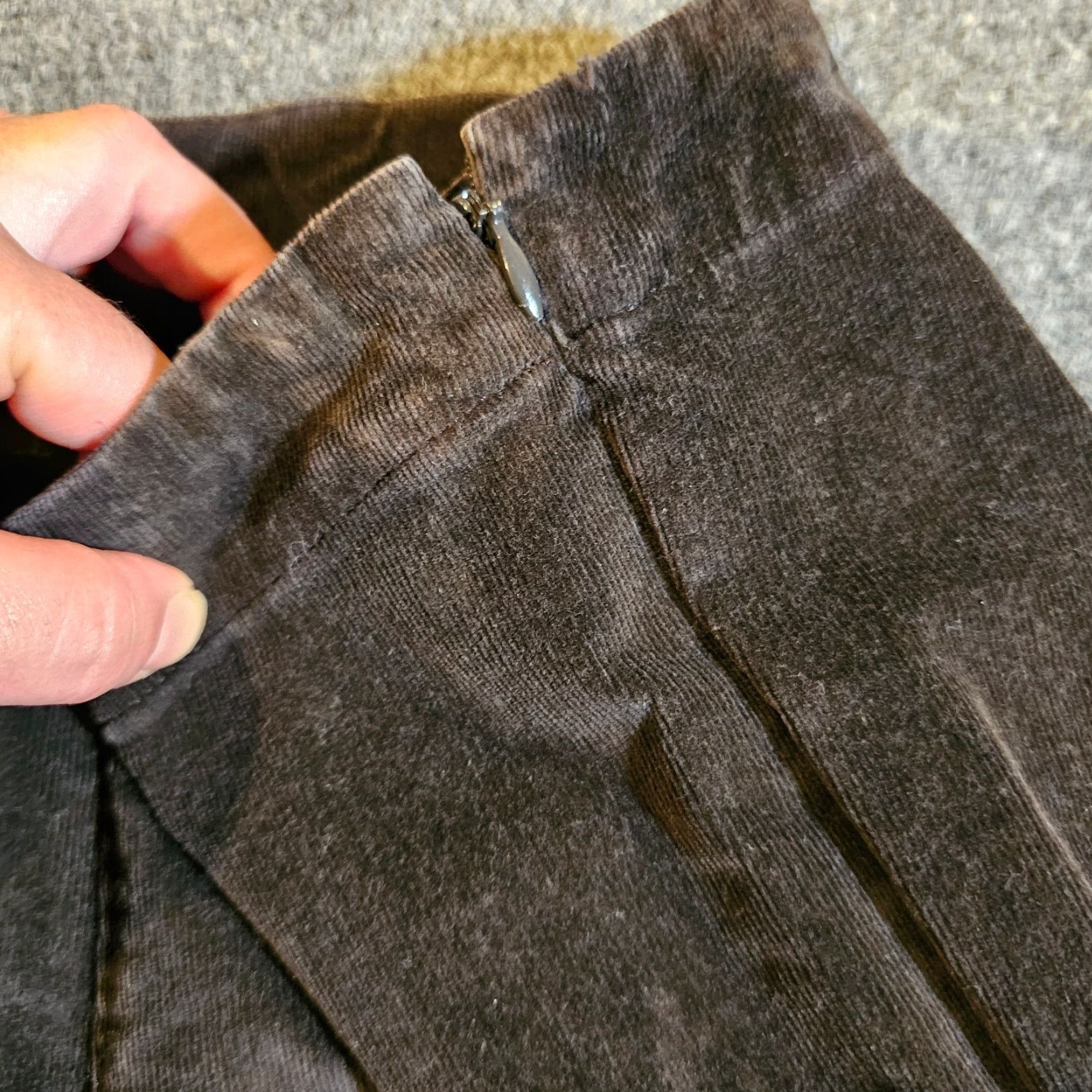 J. Jill J. Jill Pants Womens 18 Brown Corduroy Tapered Stretch Casual Dress Pants Plus Womens Size 40" / US 18 - 7 Thumbnail