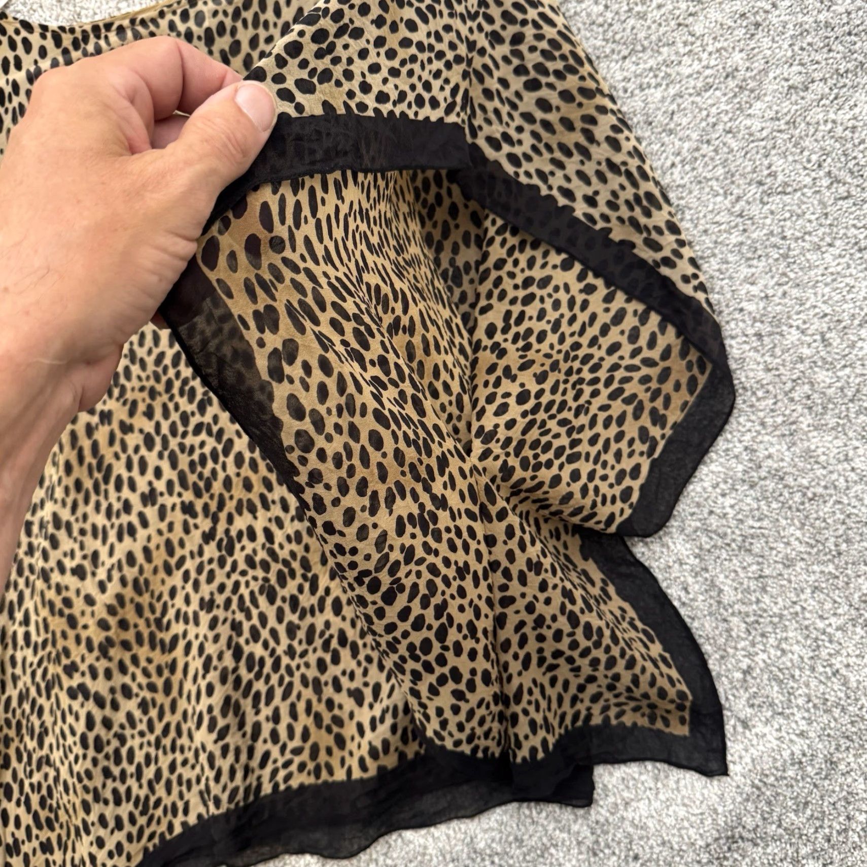 Talbots Talbots Leopard Print Kimono Top S Silk Boho Chic Blouse Multicolor Kimono Women Small Resort Layer Womens Size S / US 4 / IT 40 - 7 Thumbnail