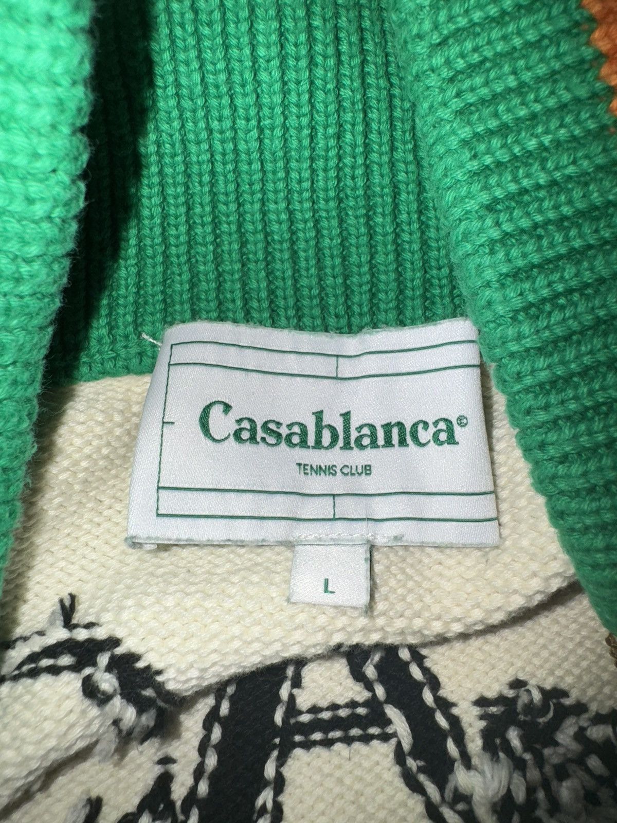 Casablanca Casablanca Racing Team Cardigan Retro Bunny Knit Size US L / EU 52-54 / 3 - 13 Thumbnail