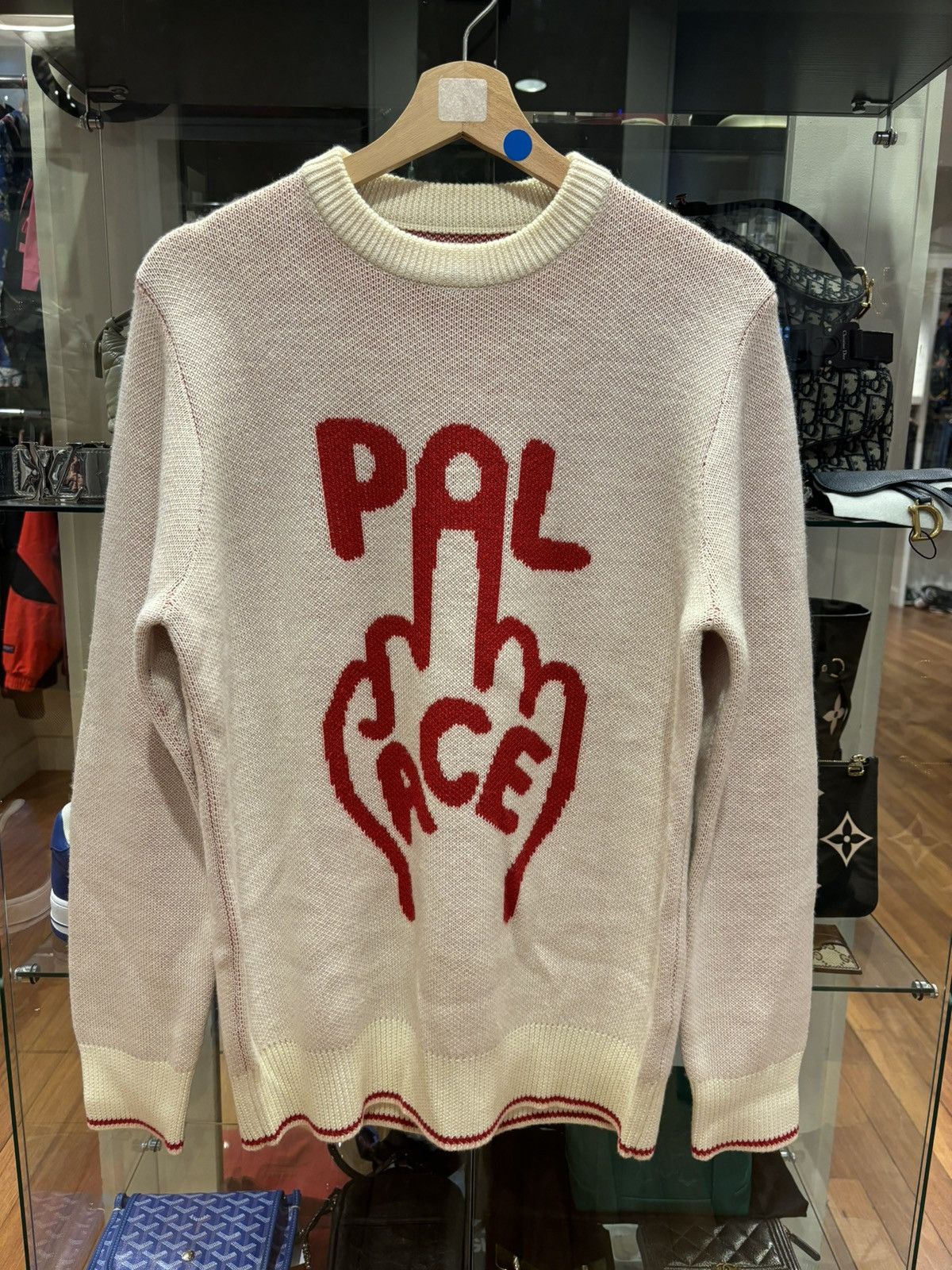 Palace Palace Middle Finger Sweater Size US M / EU 48-50 / 2 - 1 Thumbnail
