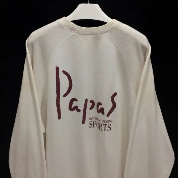 Japanese Brand Japanese Brand Papas Sport Big Logo Sweatshirt Size US L / EU 52-54 / 3 - 2 Thumbnail