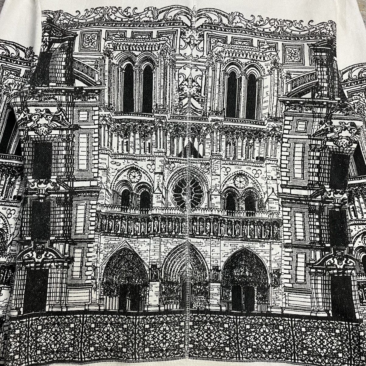 If Six Was Nine × Le Grande Bleu (L.G.B.) × NO ID No Id Cathedral architecture art print double zip hoodie Size US S / EU 44-46 / 1 - 6 Thumbnail