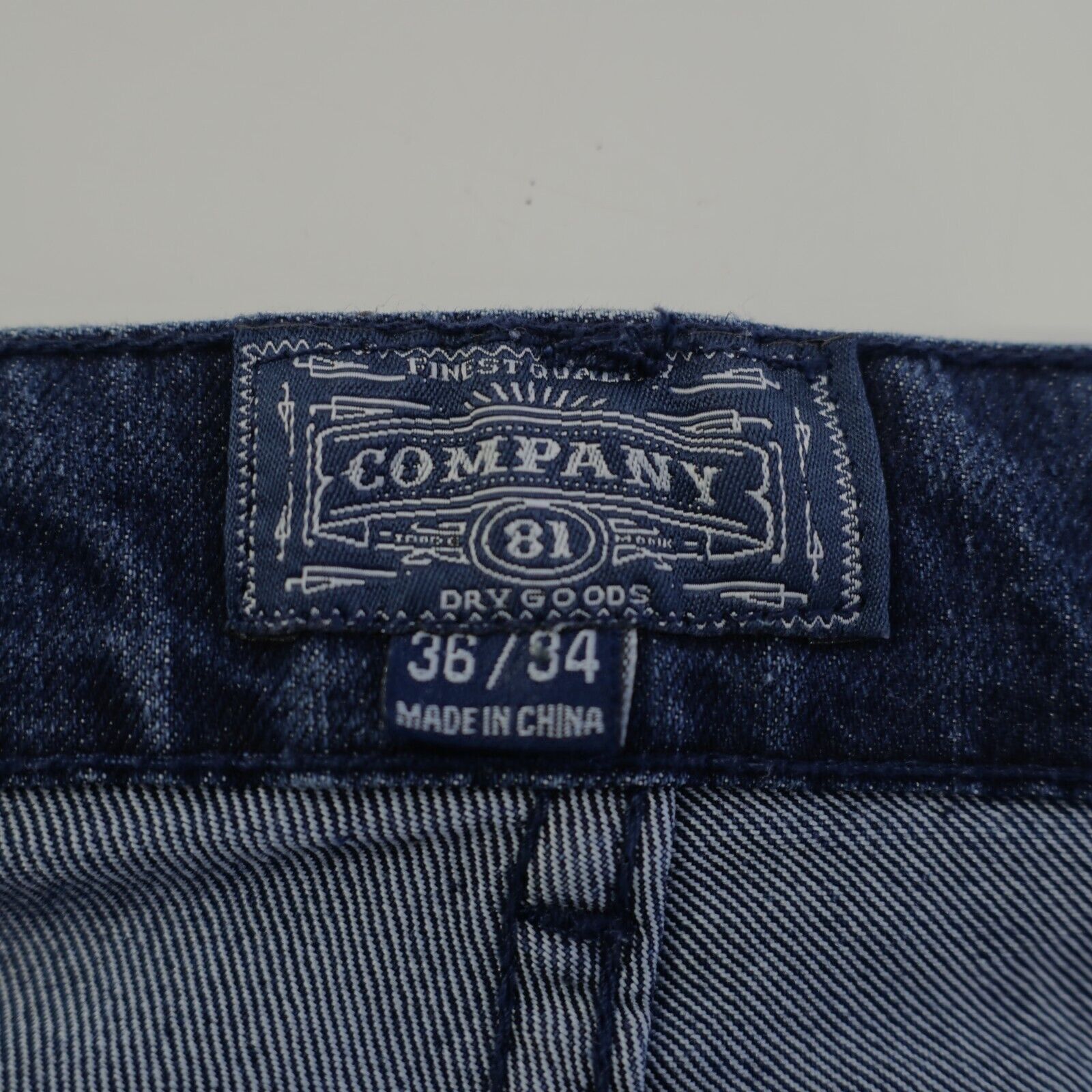 Company 81 Company 81 Stone Wash Wiskering Denim Blue Jeans 38/34 Mid R Size US 38 / EU 54 - 7 Thumbnail