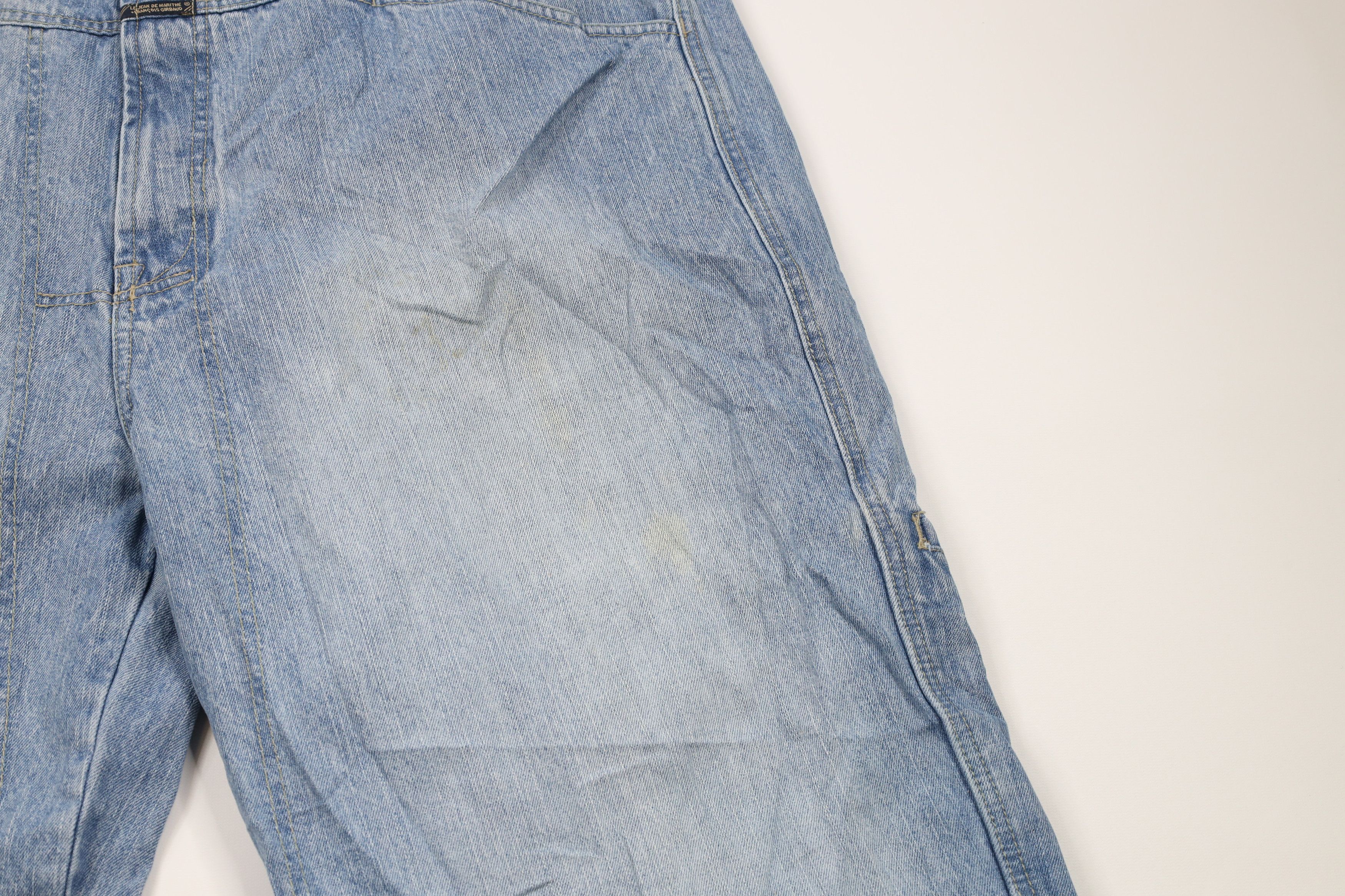 Marithe + Francois Girbaud × Vintage Vintage 90s Marithe Francois Girbaud Spell Out Jeans Blue Size US 42 / EU 58 - 5 Thumbnail
