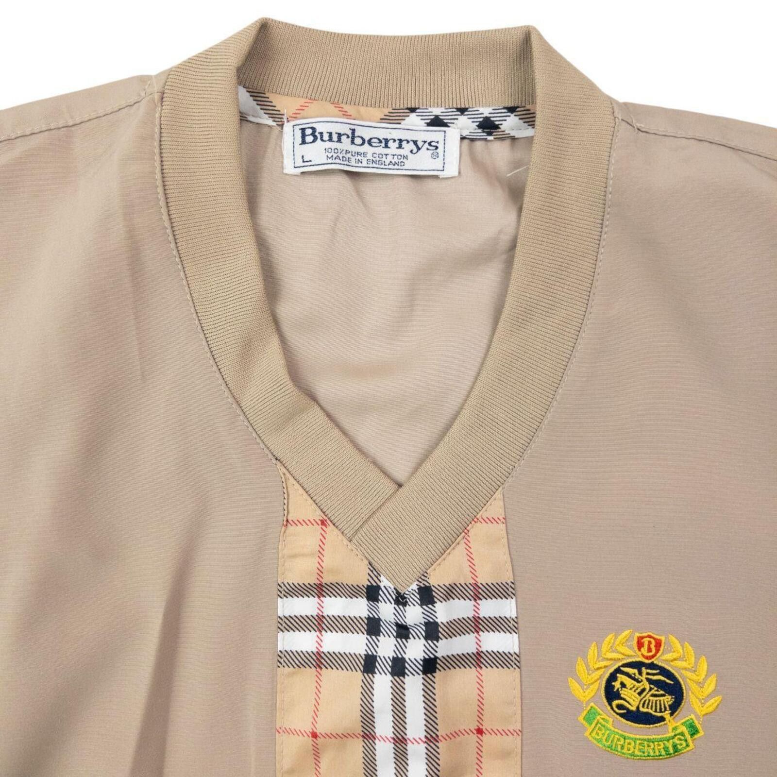 Burberry Vintage 90s Burberry NovaCheck Lightweight Pullover Jacket S Size US S / EU 44-46 / 1 - 3 Thumbnail
