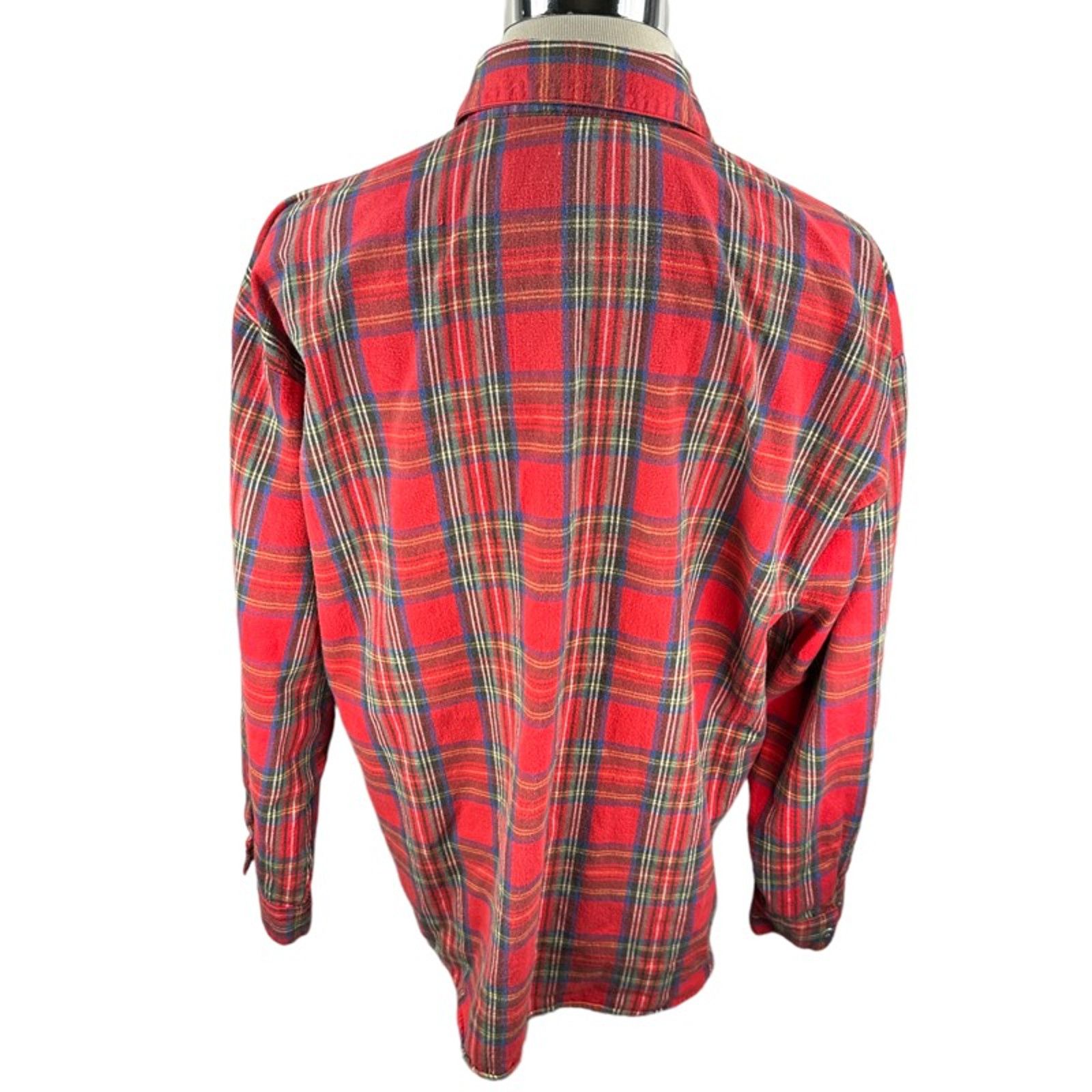 Quiksilver Vintage Quiksilver Flannel Shirt M Button Up Red Plaid USA Size US M / EU 48-50 / 2 - 2 Thumbnail