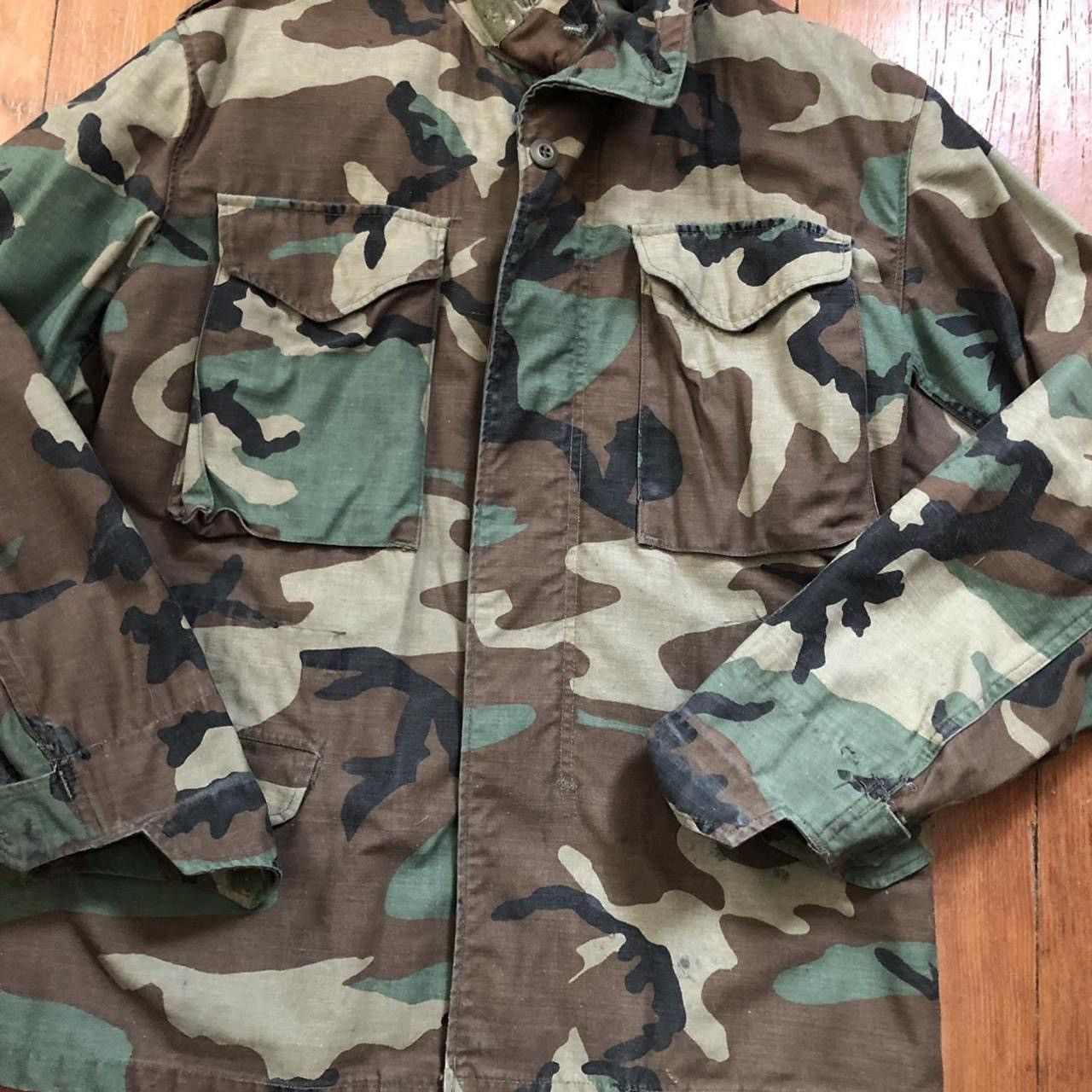 Vintage Vintage genuine camo army jacket Size US M / EU 48-50 / 2 - 2 Thumbnail