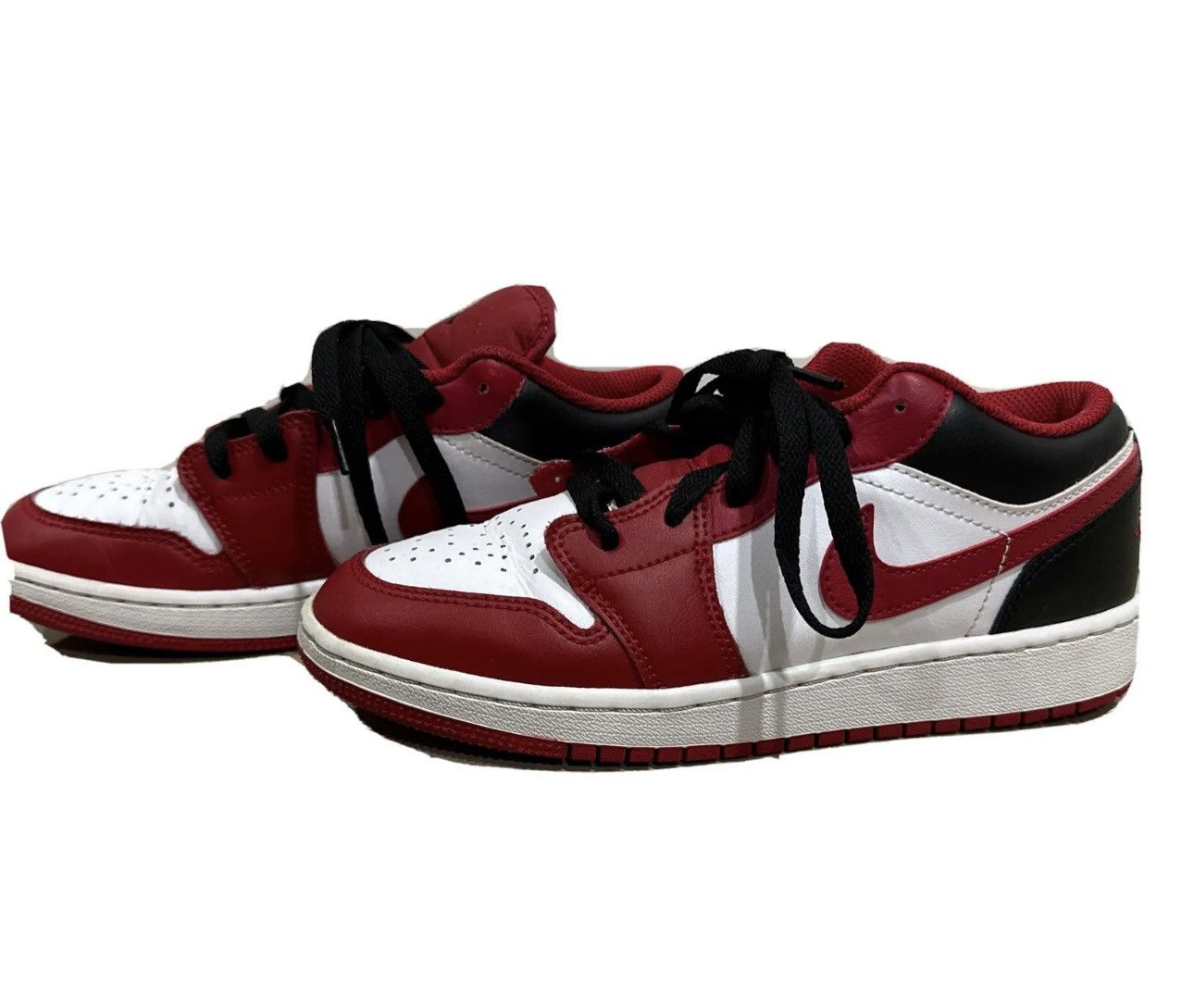 Nike Air Jordan Low White Red Black SIZE WOMEN