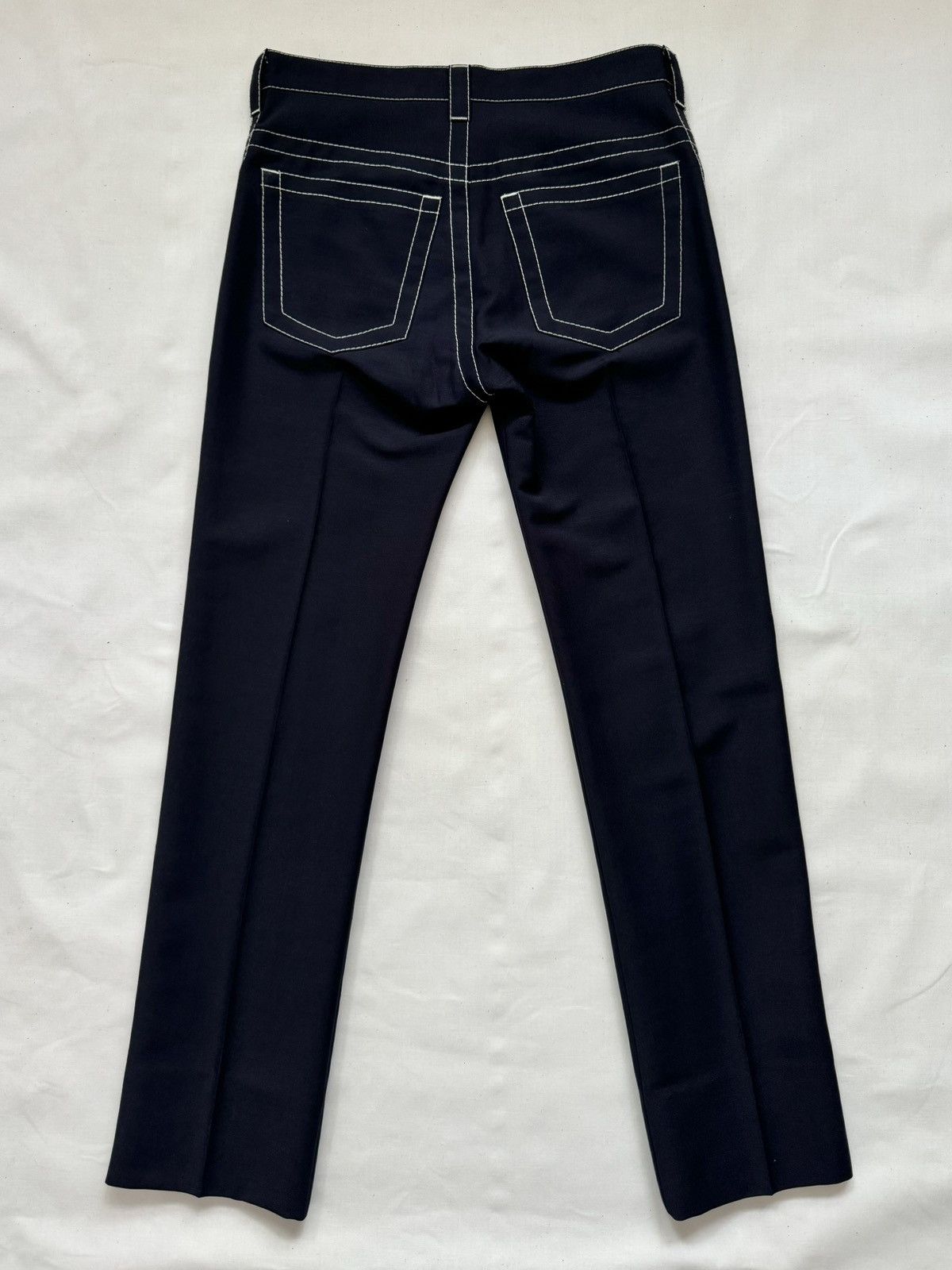 Prada SS15 Contrast Stitch Trousers Size US 30 / EU 46 - 2 Thumbnail