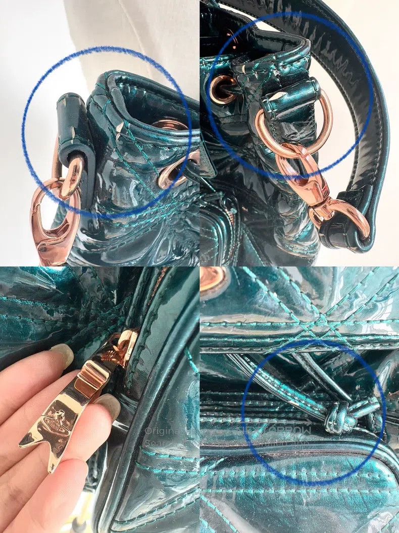 Vivienne Westwood Vivienne Westwood size os Vintage Blue-Green Patent Leather Size ONE SIZE - 8 Thumbnail