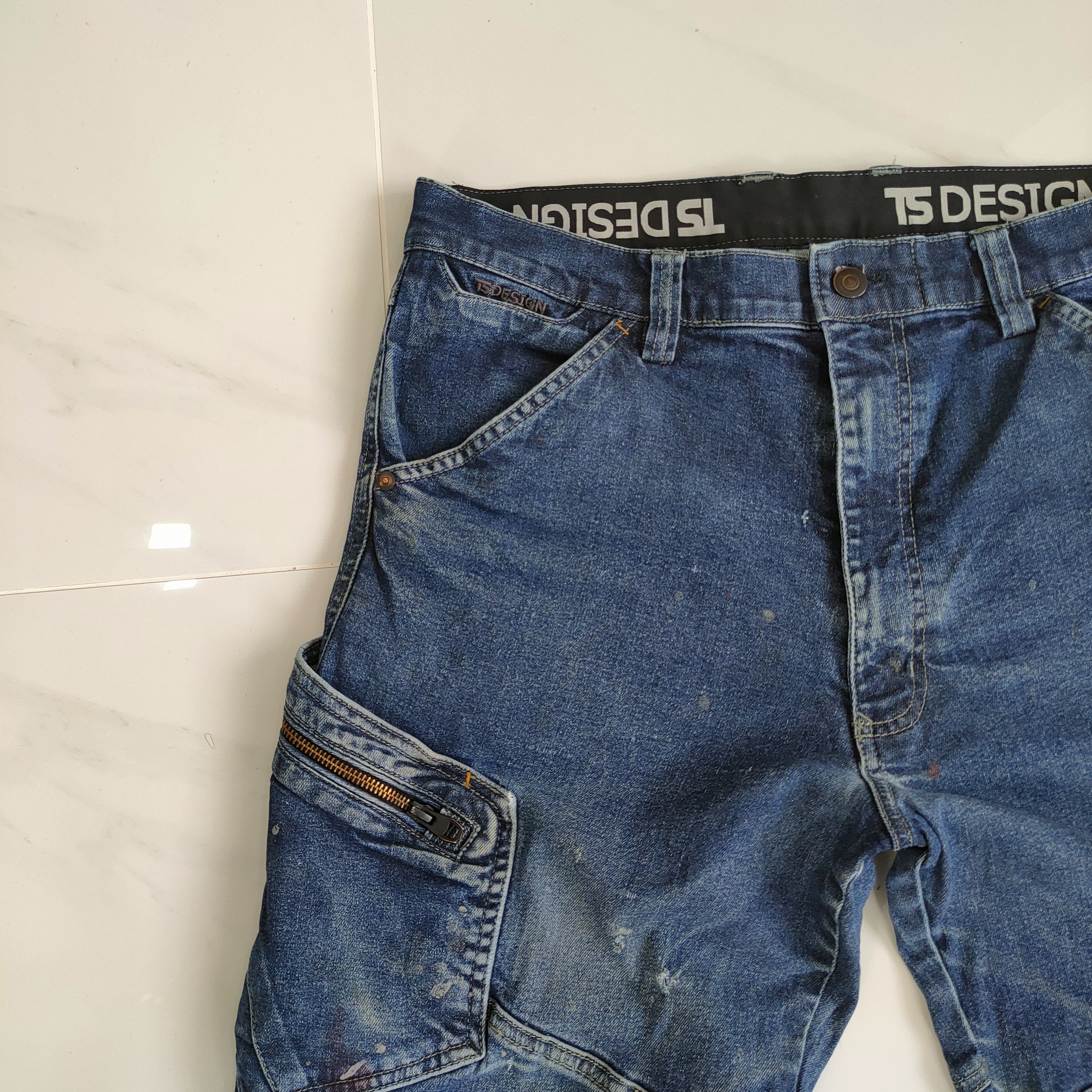 Japanese Brand × Vintage VINTAGE JAPANESE DOUBLE KNEE DISTRESSED CARGO PANTS Size US 34 / EU 50 - 4 Thumbnail