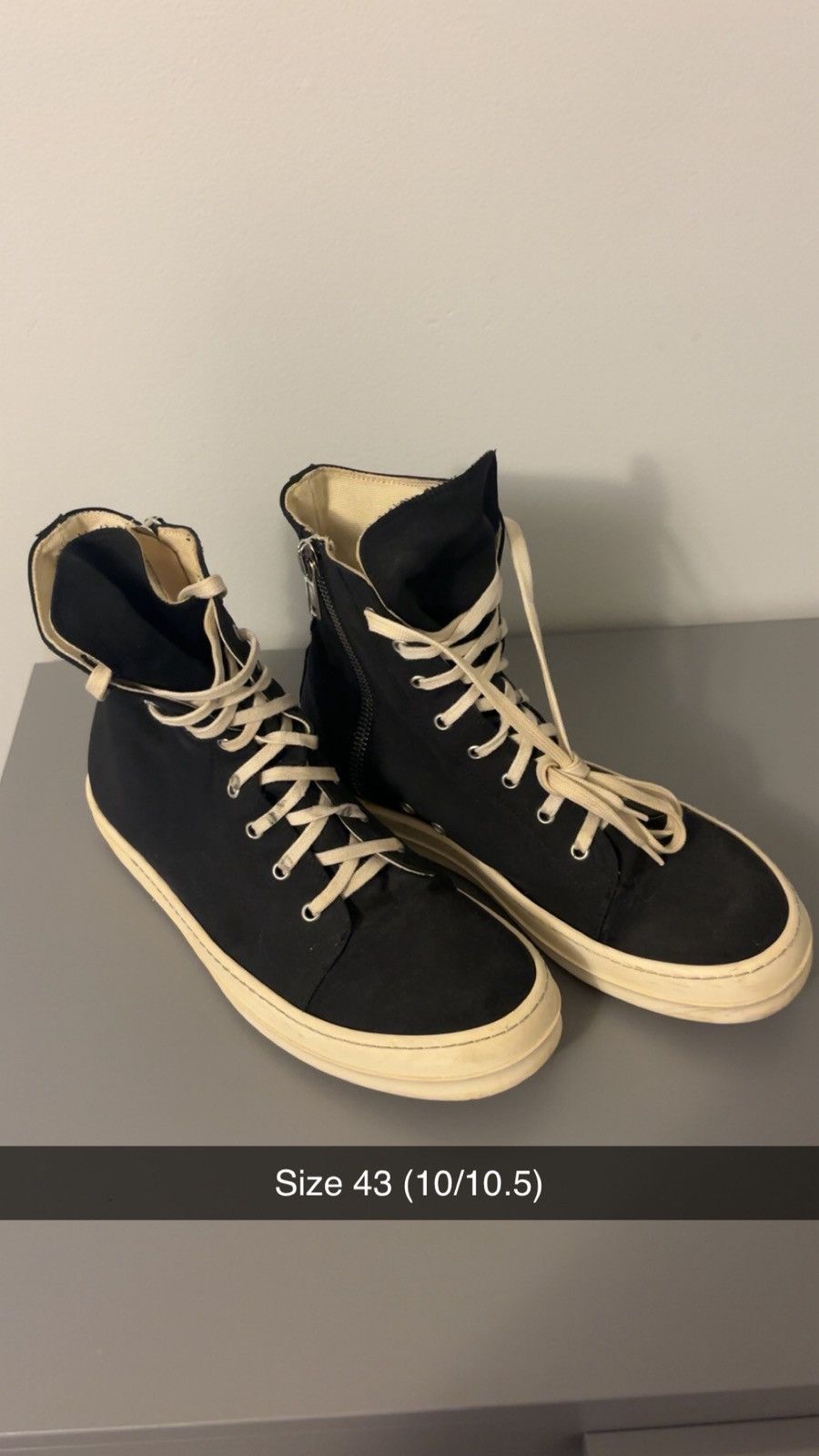 Rick Owens Drkshdw Rick owens ramone drkshdw high Size US 10 / EU 43 - 1 Thumbnail