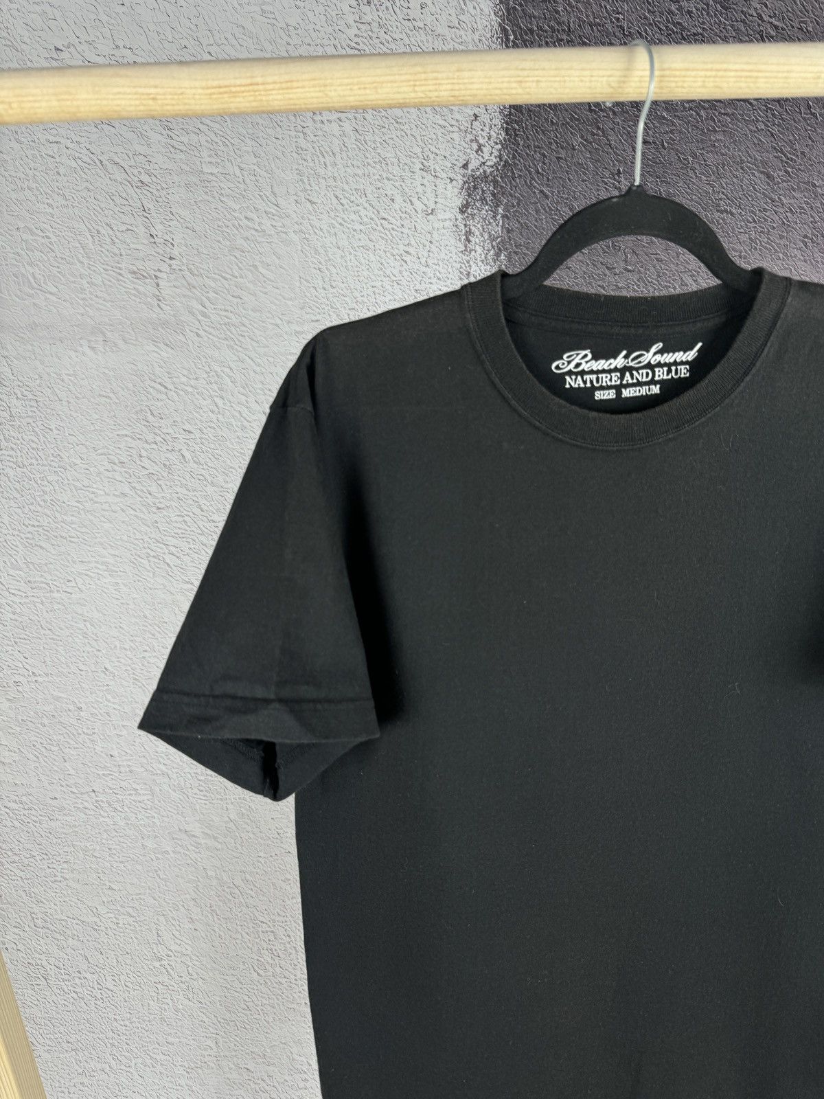 If Six Was Nine × Japanese Brand × Vintage Beach Sound nature and blue vintage black basic tee shirt Size US M / EU 48-50 / 2 - 5 Thumbnail