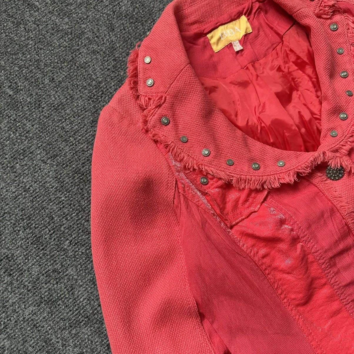 Lost Boys Archives VTG Women’s Denim Jacket Biba Size 36 Coral Japan Style Punk Size S / US 4 / IT 40 - 11 Thumbnail