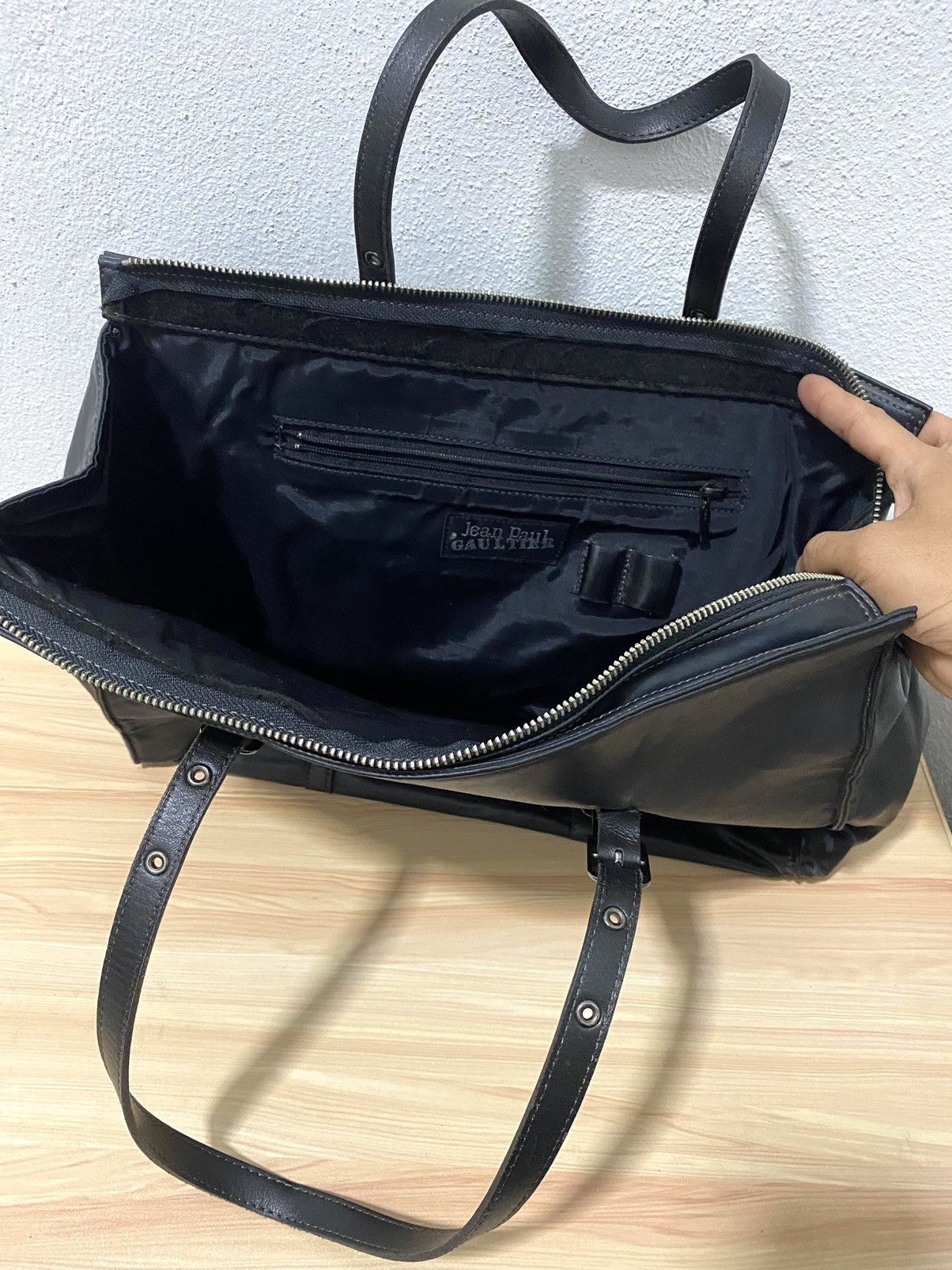 Jean Paul Gaultier Jean Paul Gaultier Leather Handbag Size ONE SIZE - 8 Thumbnail
