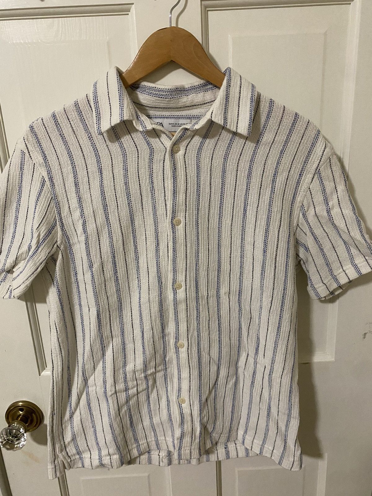 Zara Zara knit striped button up Size US M / EU 48-50 / 2 - 1 Thumbnail