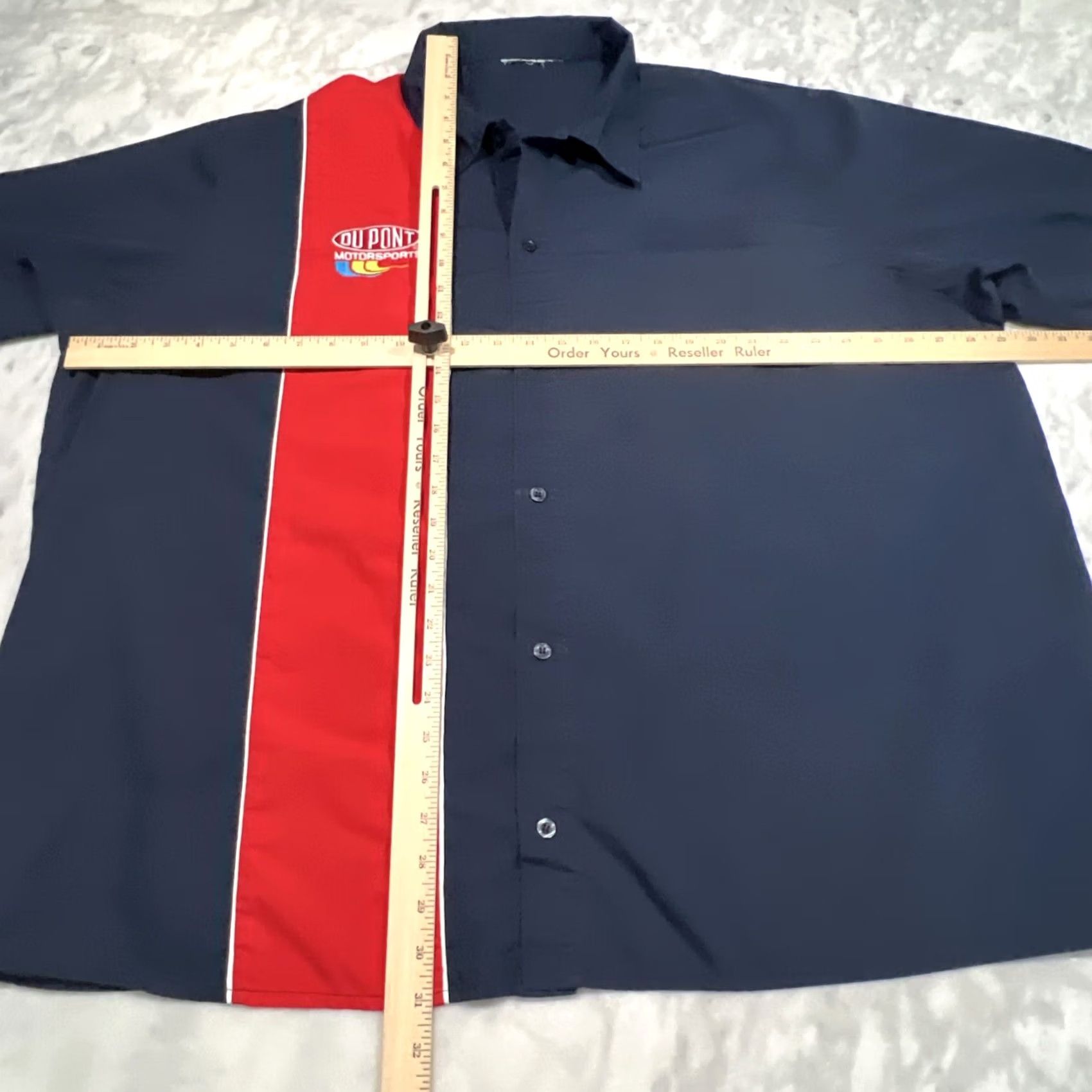 Vintage Du Pont Motorsport Button Up Shirt Men’s 2XL Embroidered Gordon Mechanic Size US XXL / EU 58 / 5 - 7 Thumbnail