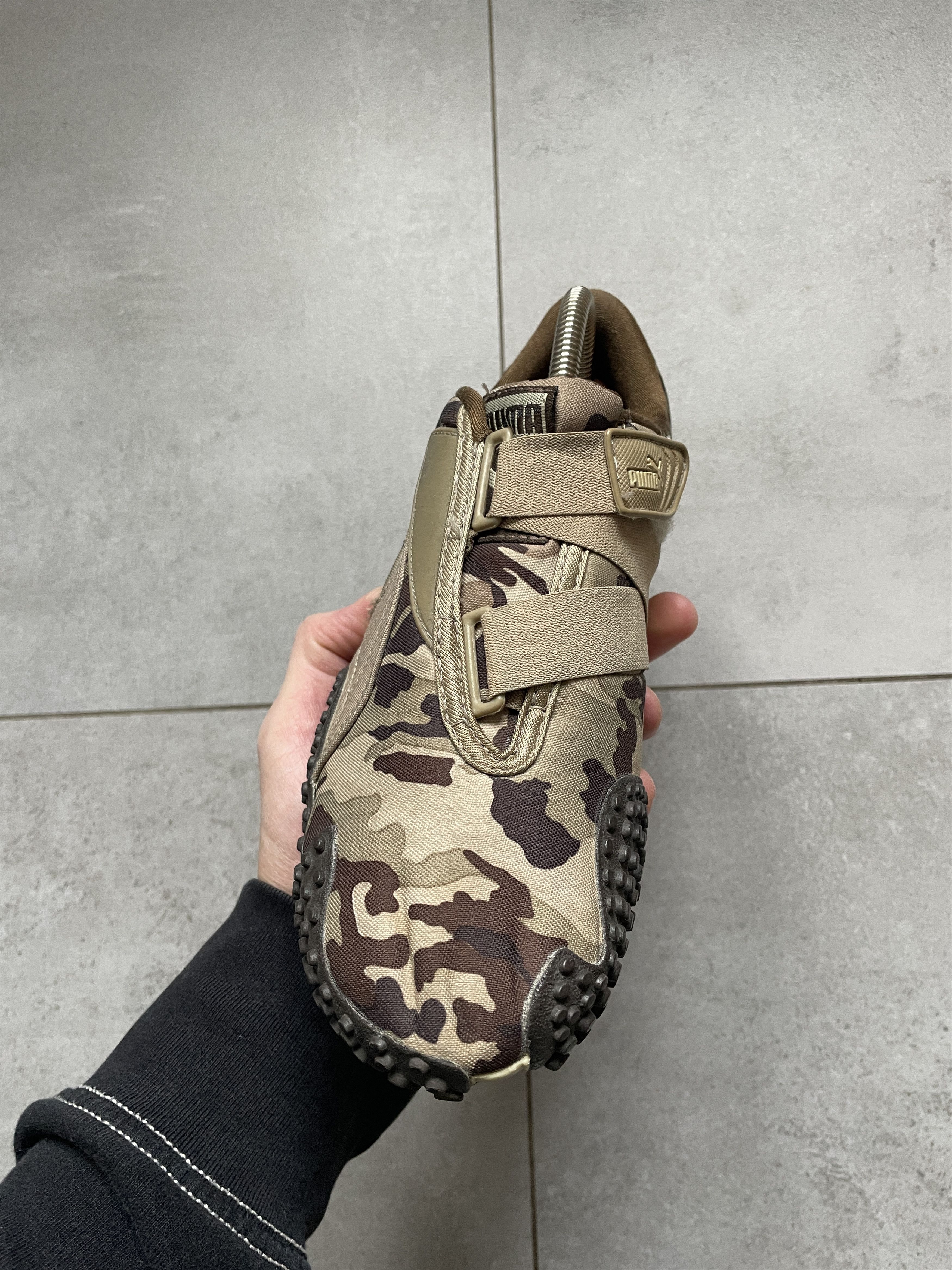 Puma Y2K PUMA ASANA MOSTRO BEIGE CAMO SNEAKERS Size US 7.5 / EU 40-41 - 5 Thumbnail