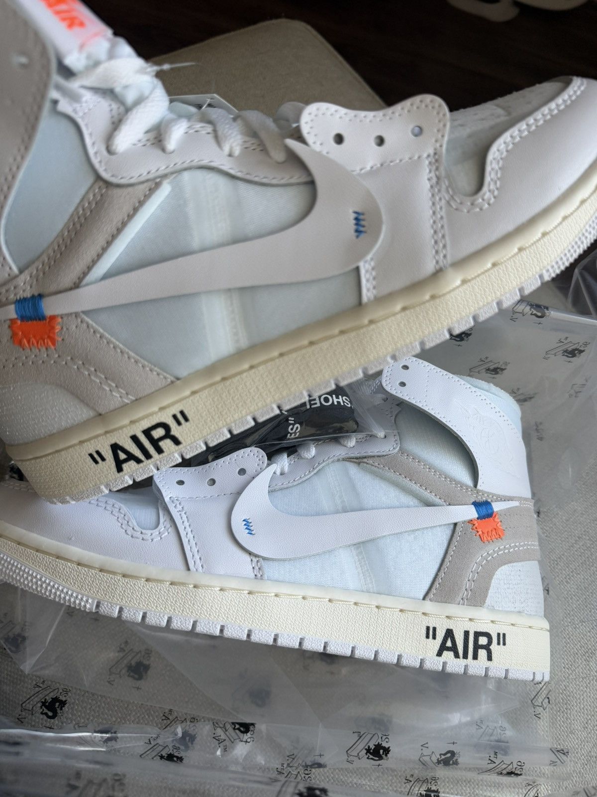 Nike × Off-White Air Jordan 1 High Virgil Abloh Archive “Alaska” Sz 10 DS Size US 10 / EU 43 - 24 Thumbnail