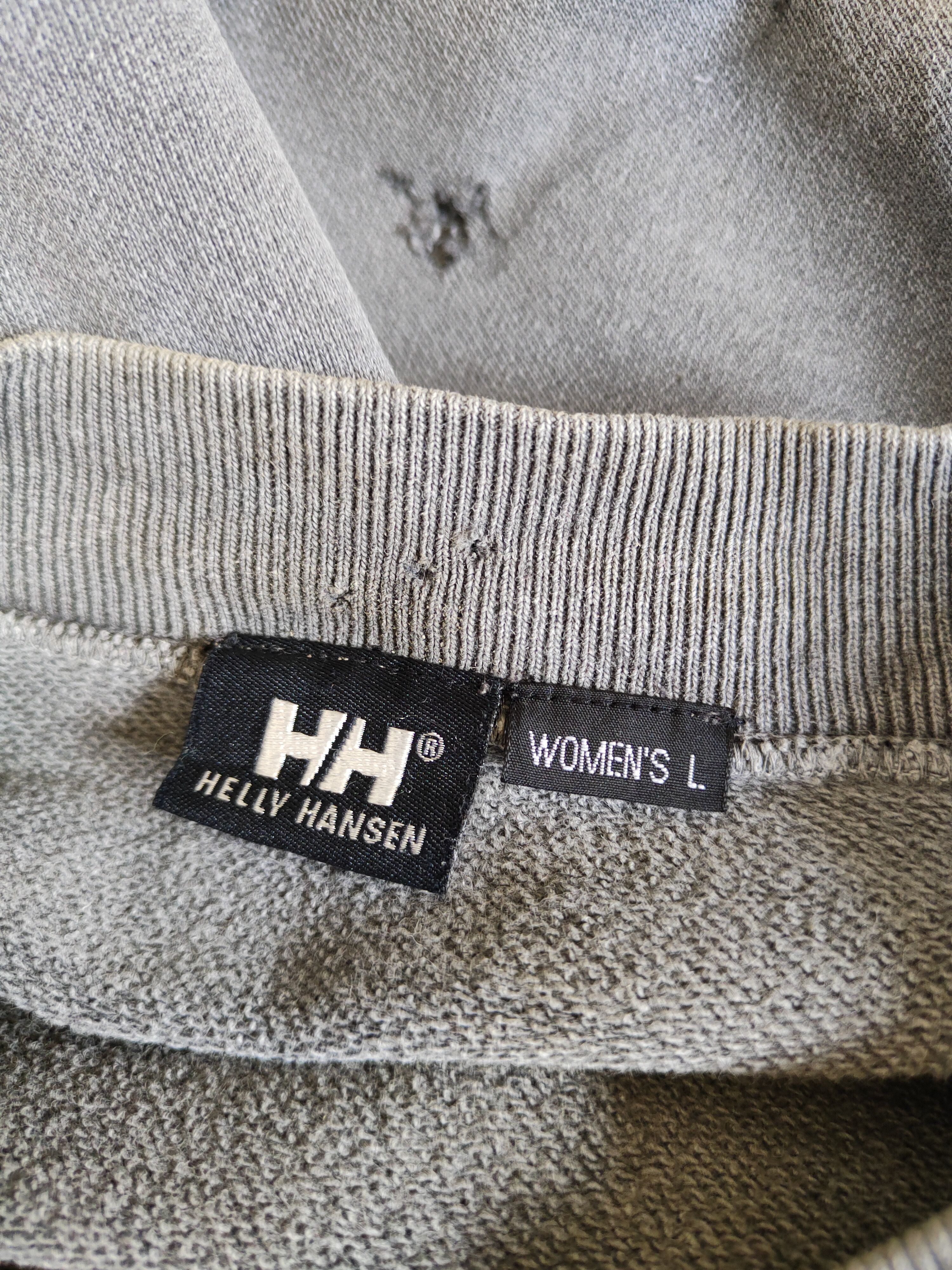Helly Hansen Helly Hansen Dark Gray Faded ripped Sweatshirts #S1862 Size L / US 10 / IT 46 - 19 Thumbnail
