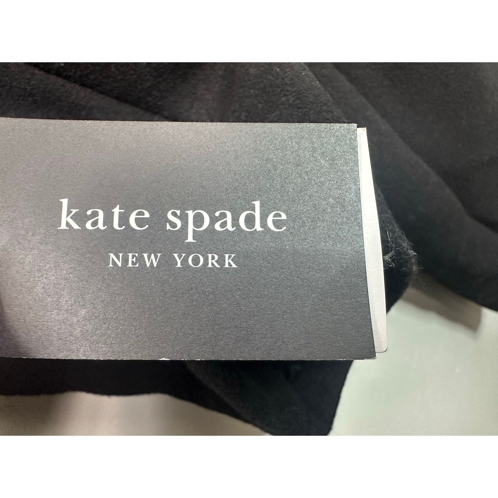 Kate Spade Kate Spade NWT Women’s Black Wool Blend Coat size L Size L / US 10 / IT 46 - 8 Thumbnail
