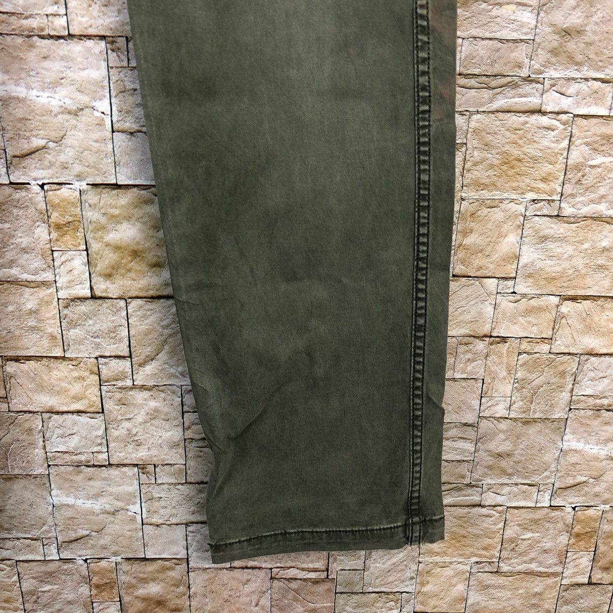 Faded Glory Uniqlo Green Cargo utility japan Multipocket Pants #A448 Size US 29 - 12 Thumbnail