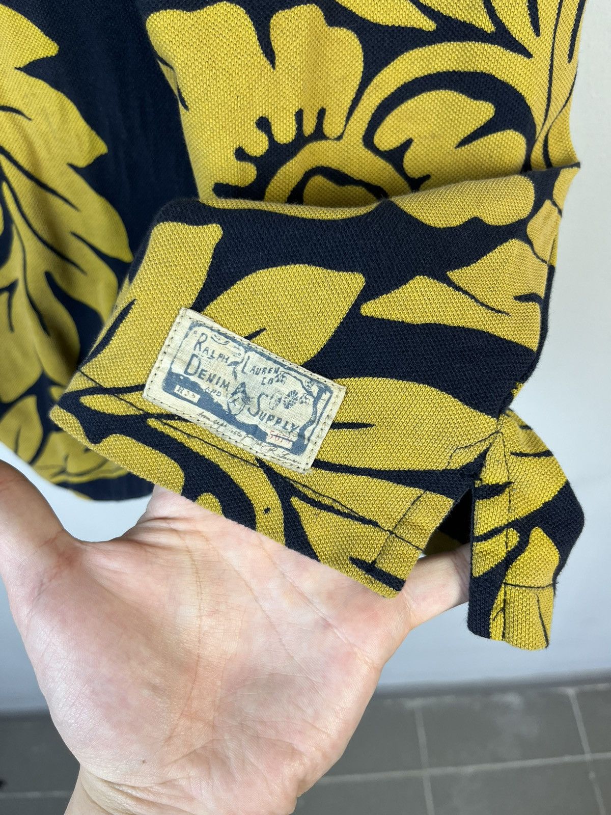 Denim & Supply Ralph Lauren × Ralph Lauren Denim And Supply Ralph Lauren Floral Cotton Polo Size US S / EU 44-46 / 1 - 5 Thumbnail