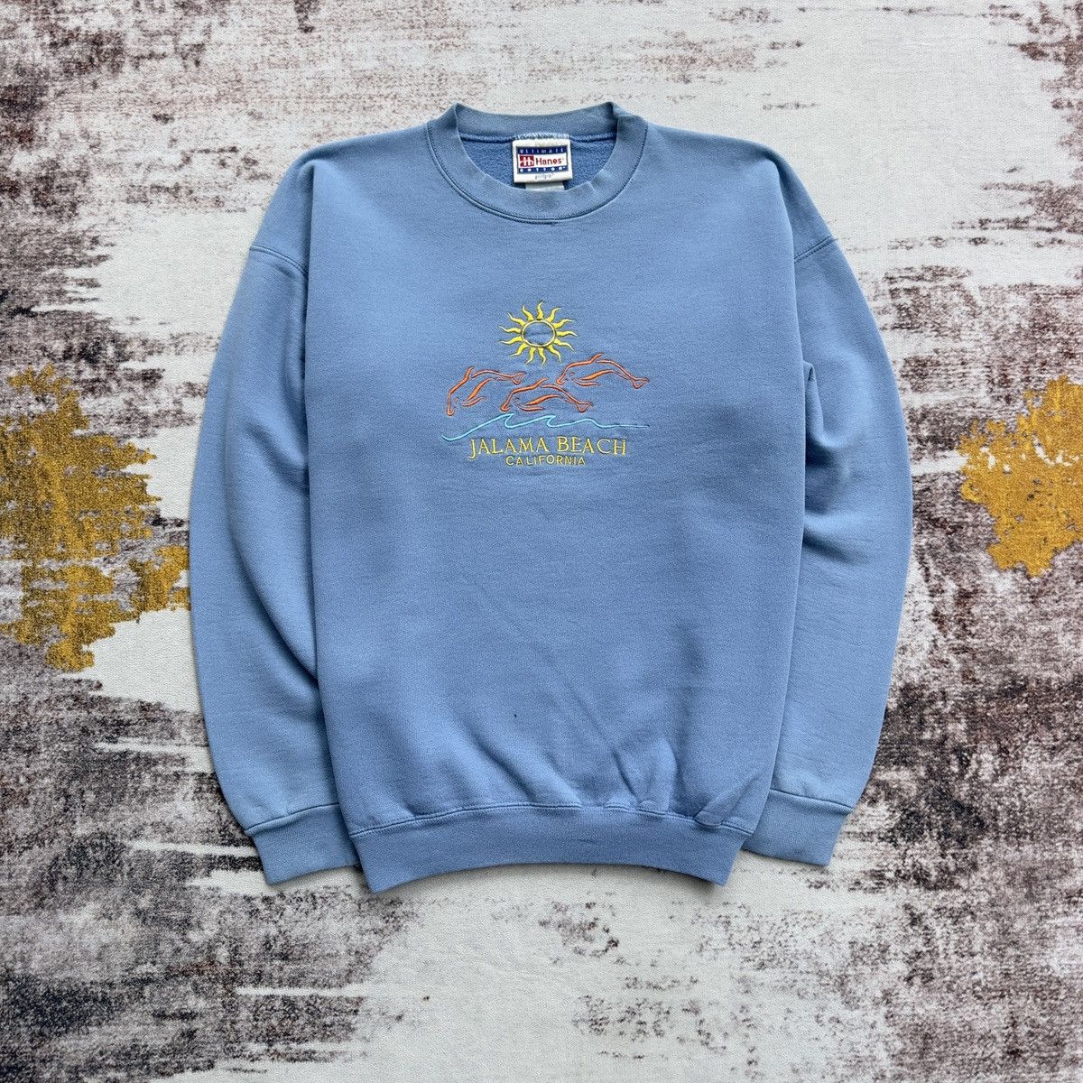 Hanes VINTAGE HANES JALAMA BEACH CALIFORNIA EMBROIDERY BIG LOGO Size US M / EU 48-50 / 2 - 1 Thumbnail