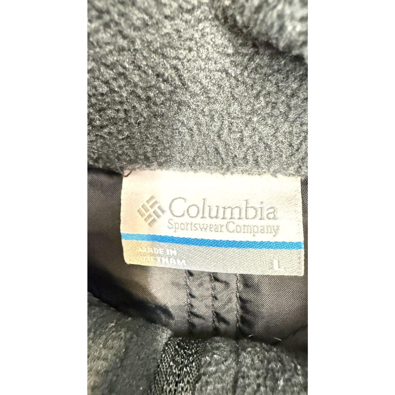 Vintage Columbia Vest Womens Large Gray Quilted Fleece Lined Full Zip Outdoor Hiking Size L / US 10 / IT 46 - 2 Thumbnail
