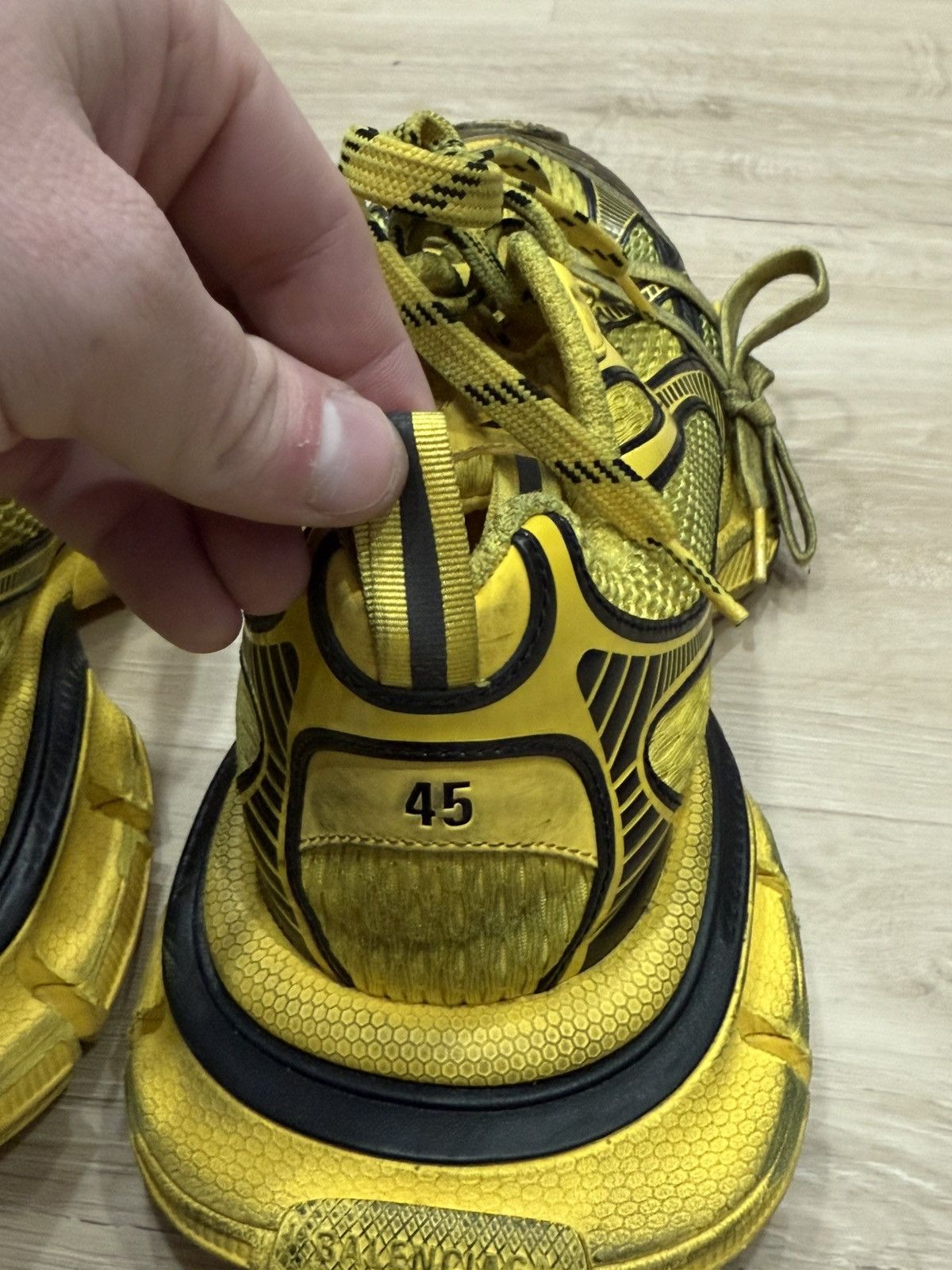 Balenciaga Balenciaga 3xl Distressed Sneakers ‘Yellow’ Size US 12 / EU 45 - 16 Thumbnail