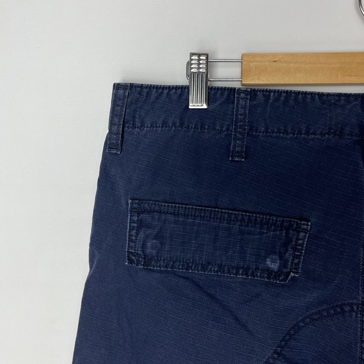 Carhartt Vintage Carhartt Regular Dark Blue Cargo Shorts Size US 33 - 3 Thumbnail