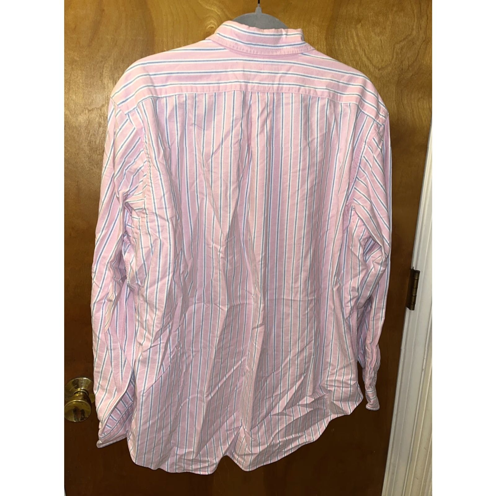 Ralph Lauren Ralph Lauren Mens Dress Shirt Classic Fit Size 17 Multicolor Striped Button-Up Long Sleeve Size 46R - 4 Thumbnail