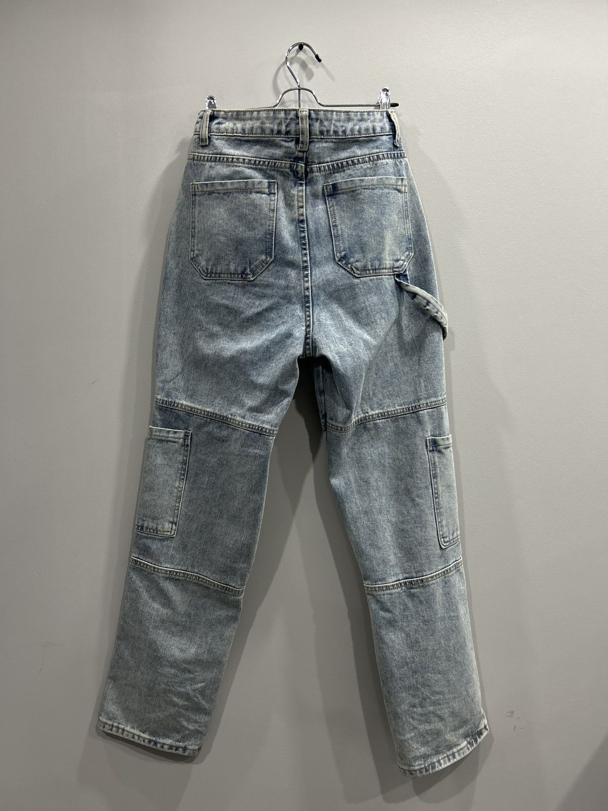 Vintage Vintage Cargo Denim Pocketed Jeans Size US 28 / EU 44 - 2 Thumbnail